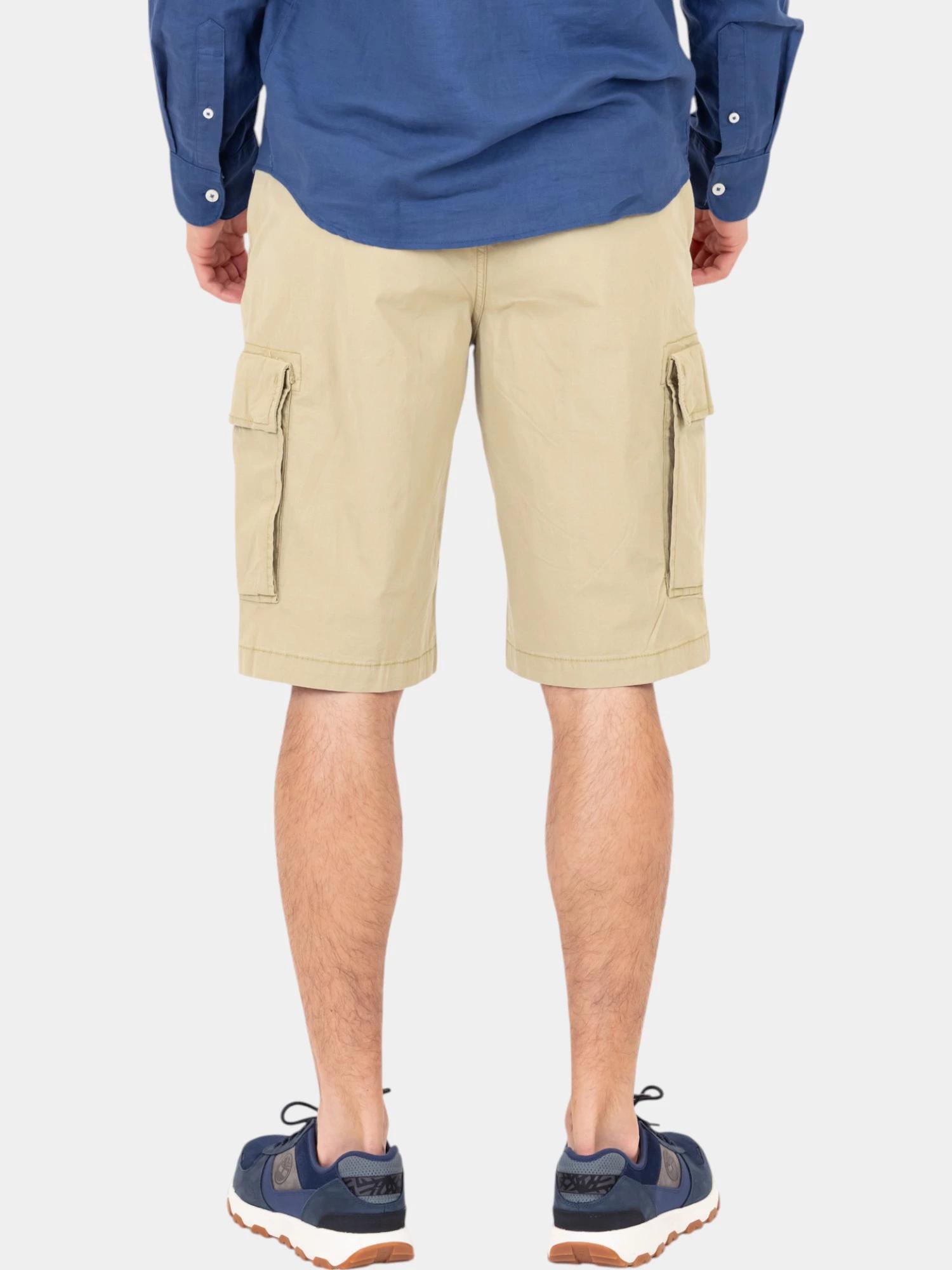 Cargo Shorts Uomo Poplin 3/4