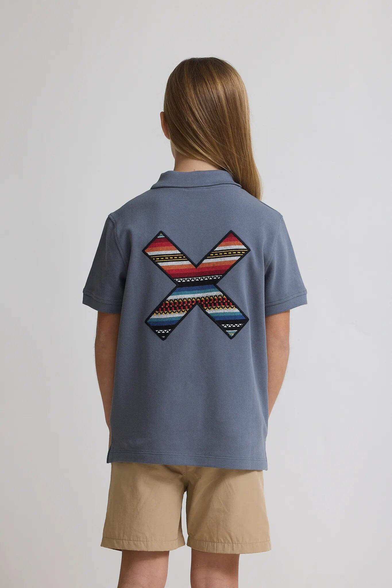 Polo Kids Blue Banana Classic Sky Blue de Algodón 100% Orgánico 2/4