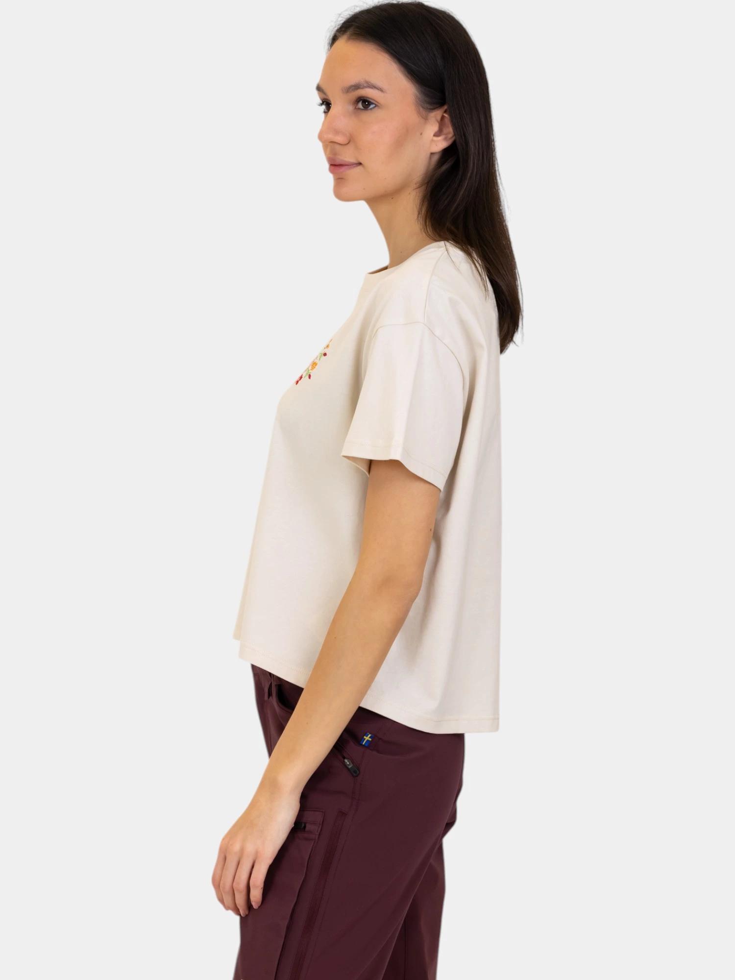 Koszulka z nadrukiem damska Fjallraven Fjallblomster Logo T-shirt 2/5
