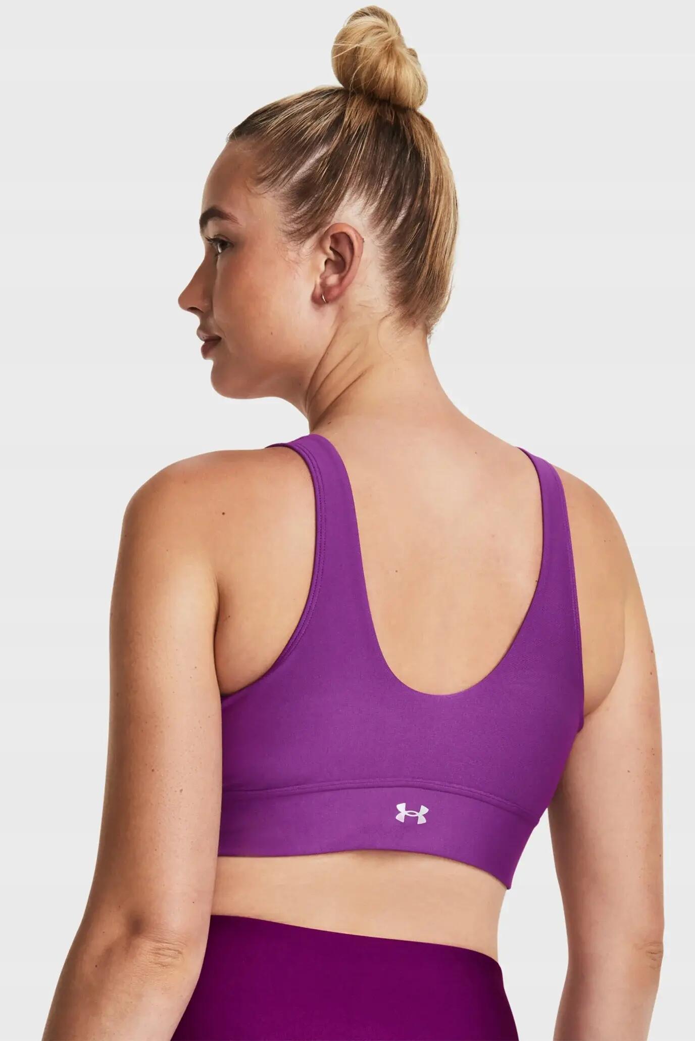 Top Trenignowy Damski Under Armour Szybkoschnący Infinity Pintuck Mid 2/3