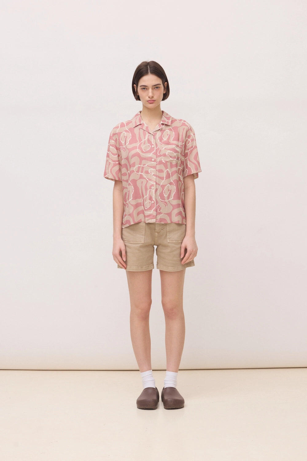 Camisa Manga Corta Mujer Tribe Sorbet 100% Viscosa 3/4