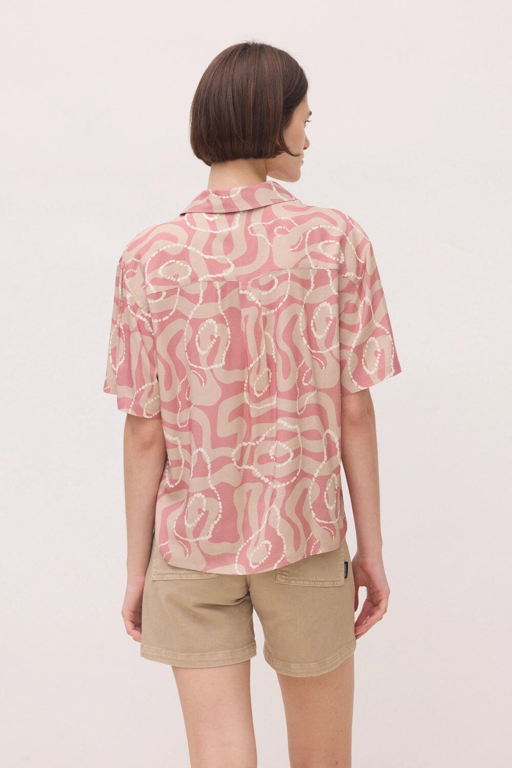 Camisa Manga Corta Mujer Tribe Sorbet 100% Viscosa 2/4