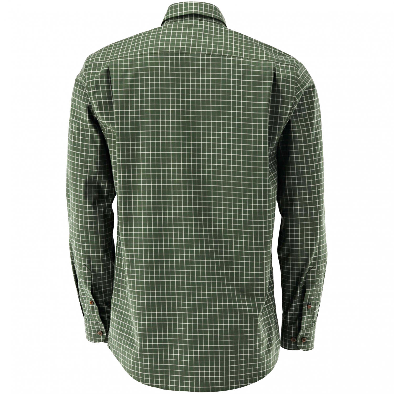 OS Trachten Hemd 1/1 Arm Regular Fit Herren (Trachtengrün) Größe 47/48 2/3