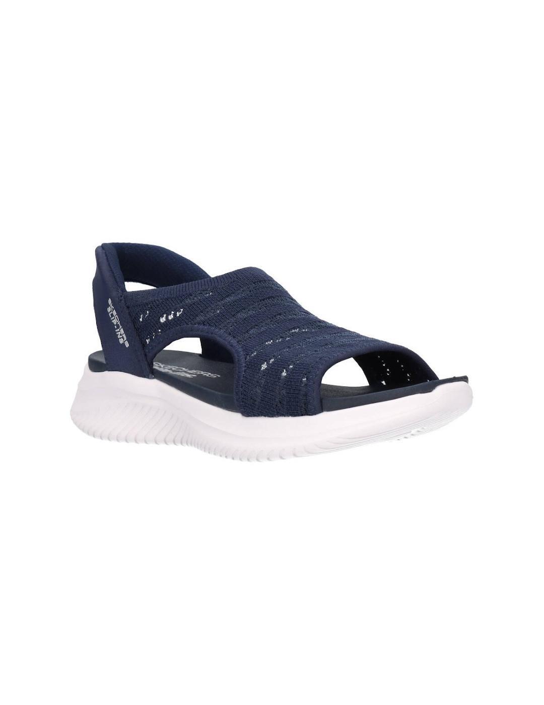 Sandales pour femme Skechers Slip-ins ultra flex 3.0 Bleu. 3/4
