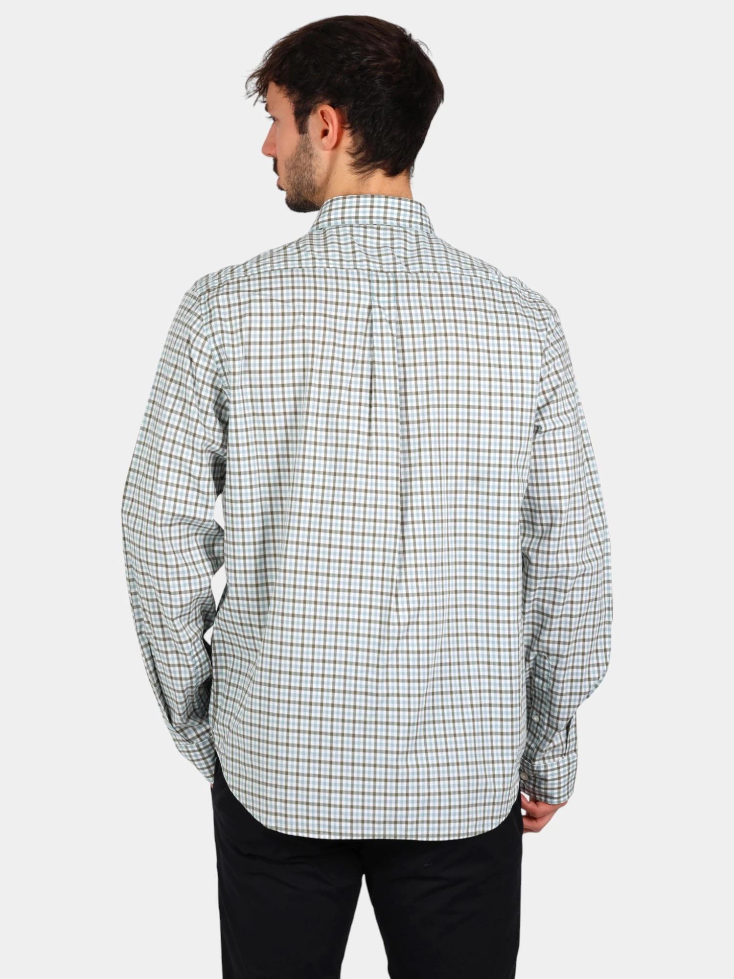 Chemise Homme Stretch Poplin Gingham Shirt 3/5