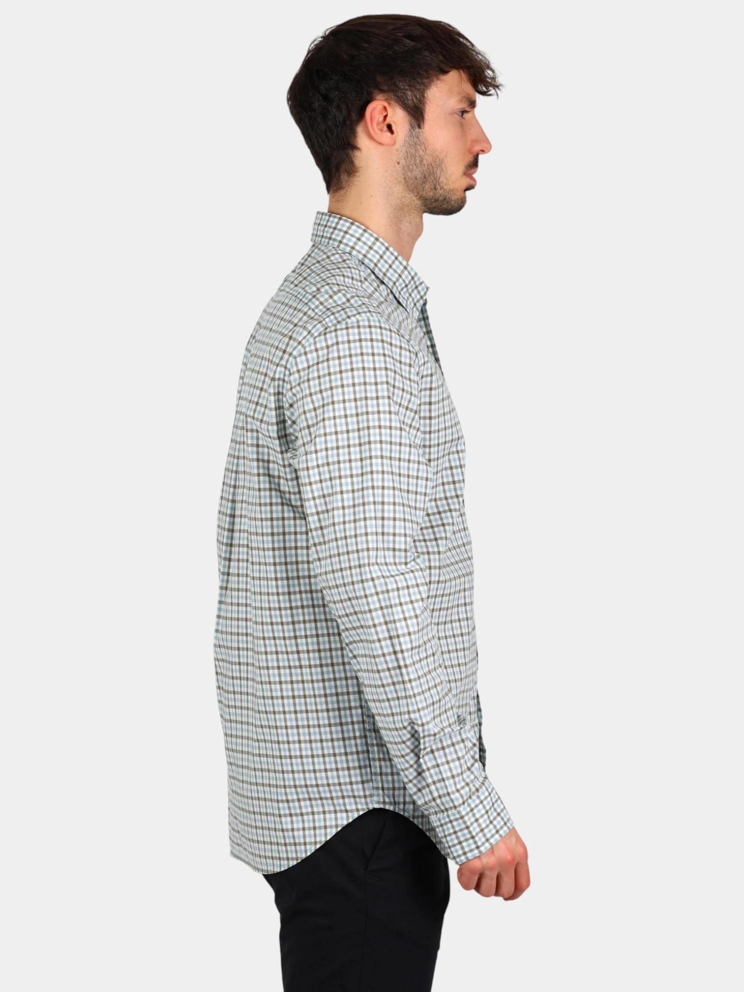 Chemise Homme Stretch Poplin Gingham Shirt 2/5