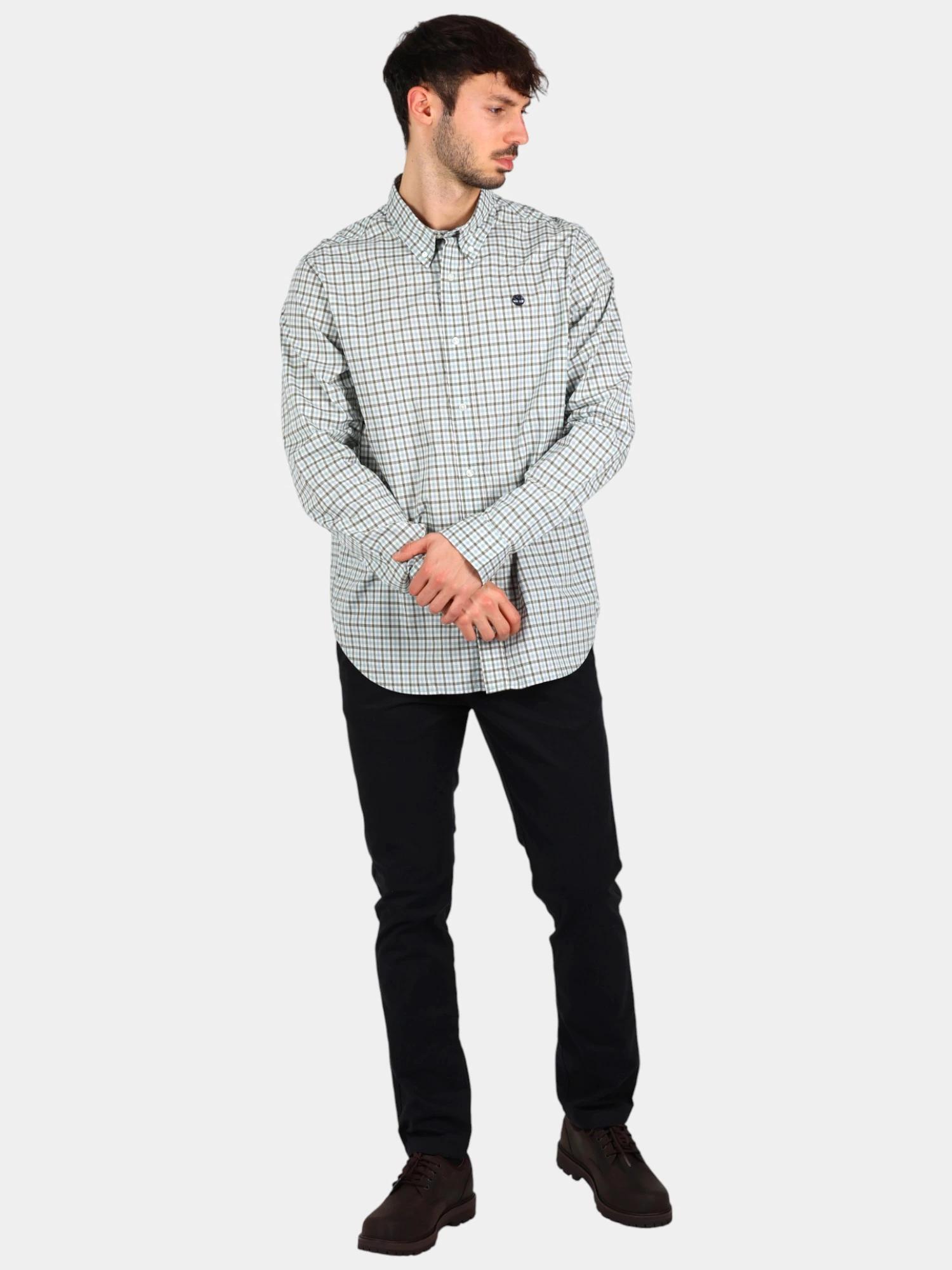 Chemise Homme Stretch Poplin Gingham Shirt 4/5