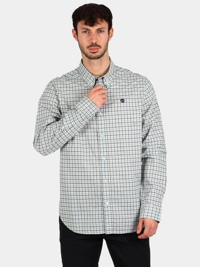 Camicia Uomo Stretch Poplin Gingham Shirt