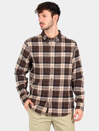 Overhemd Heren Midweight Flannel Check Shirt