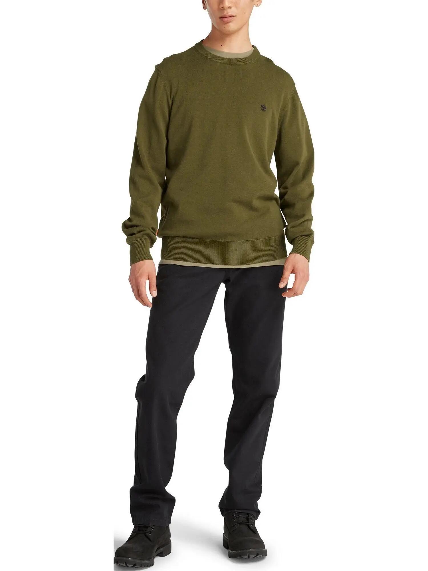 Sweater Men LS Williams River Cotton YD Crew Regular 4/7
