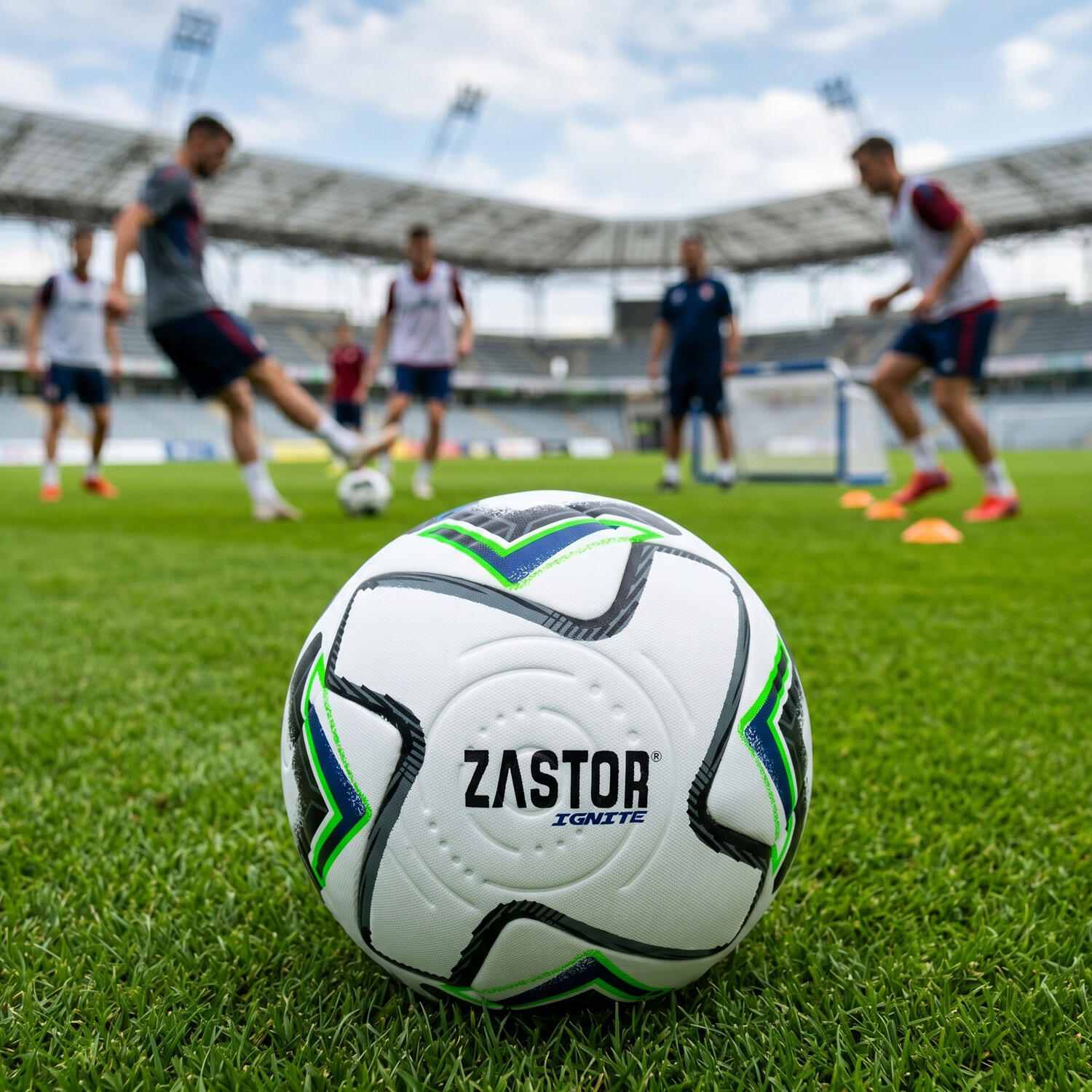 Balón Fútbol Zastor Ignite White T-5 2/5