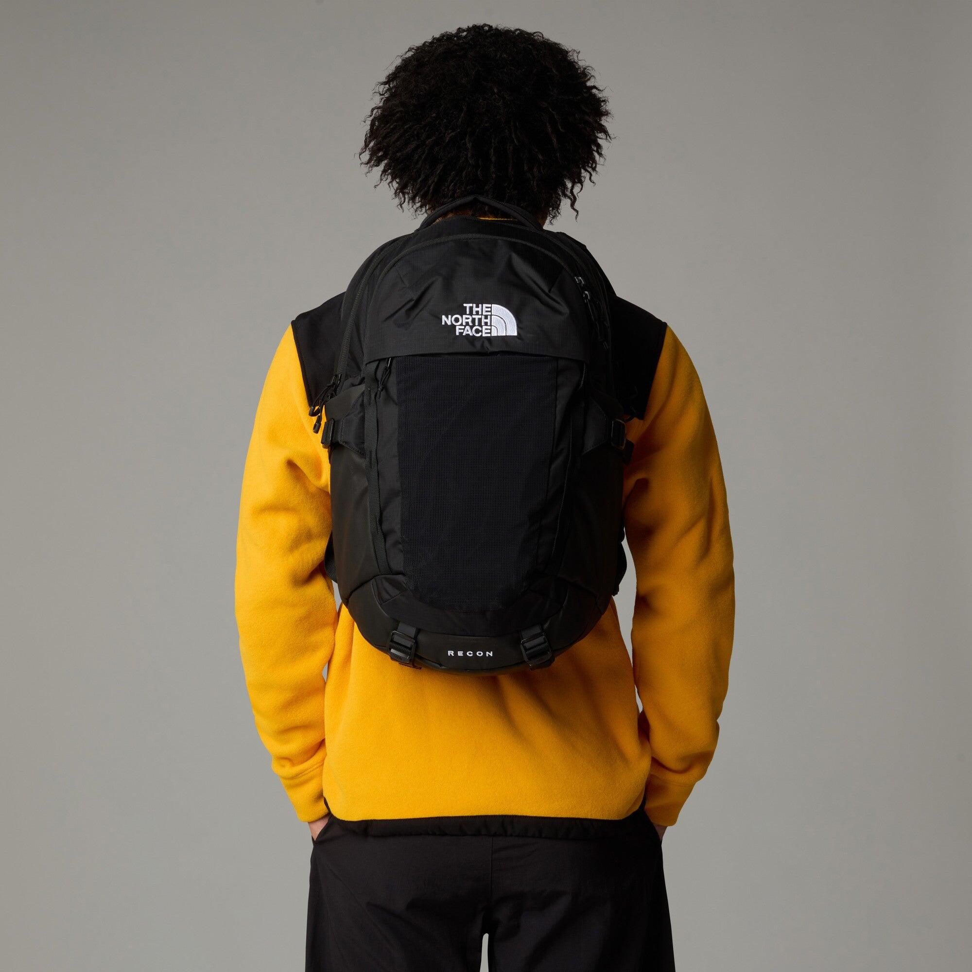 Mochila Negra The North Face Recon Black Repelente al Agua 7/7