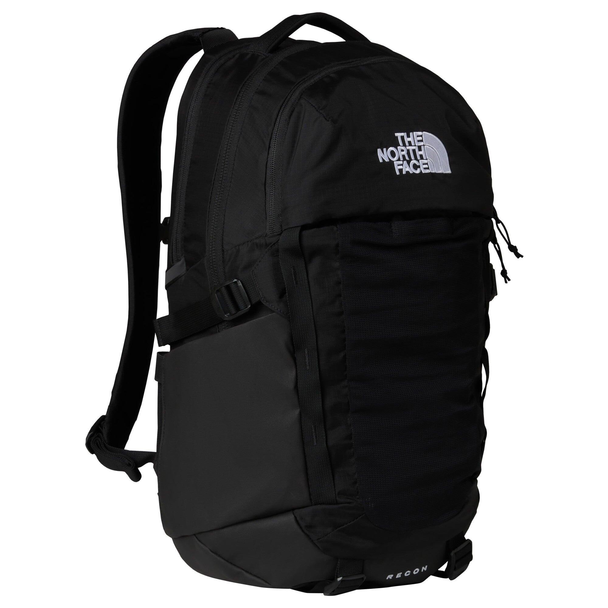 Mochila Negra The North Face Recon Black Repelente al Agua 1/7