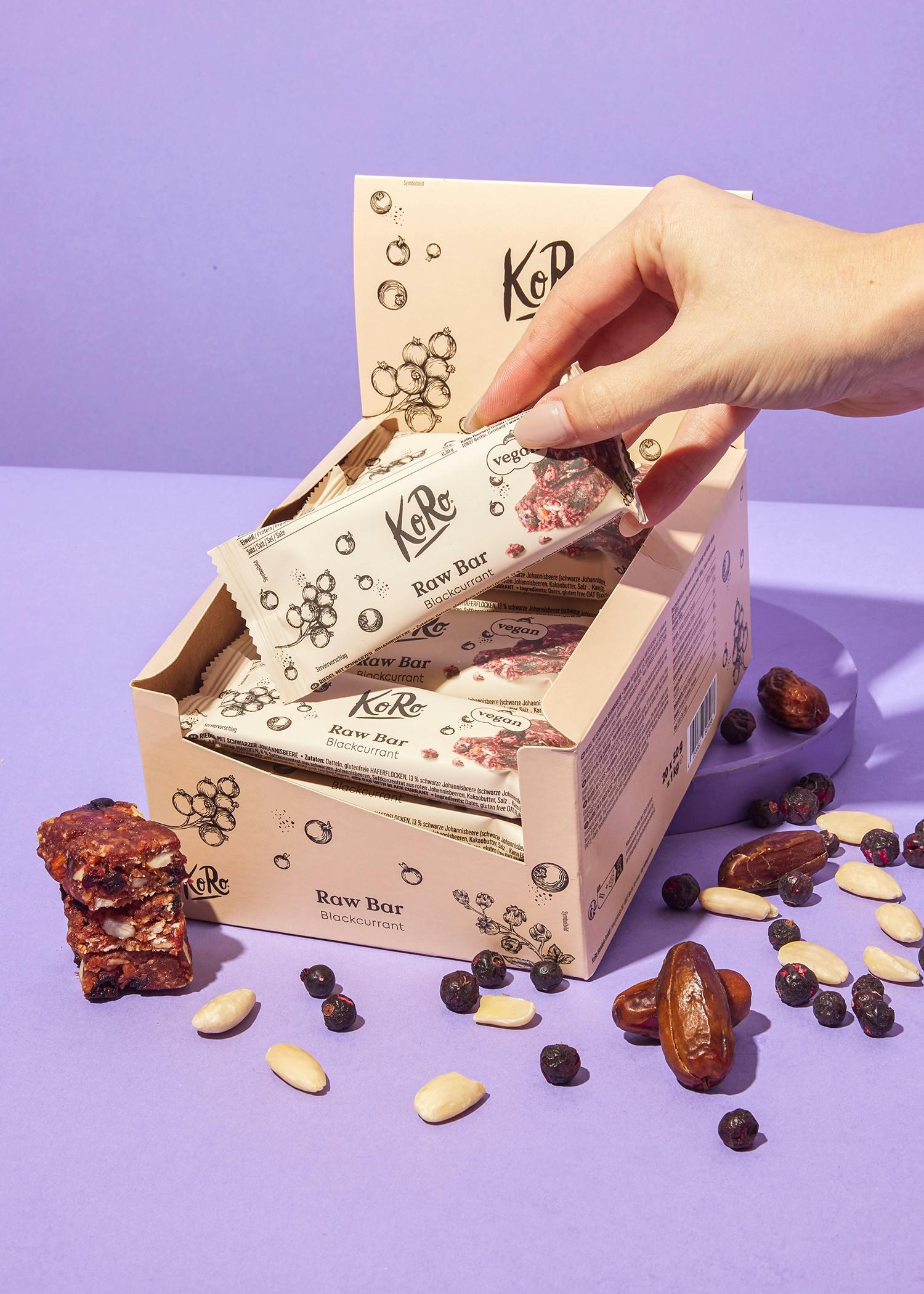 Barre de céréales crue au cassis vegan 20 x 50 g 7/7