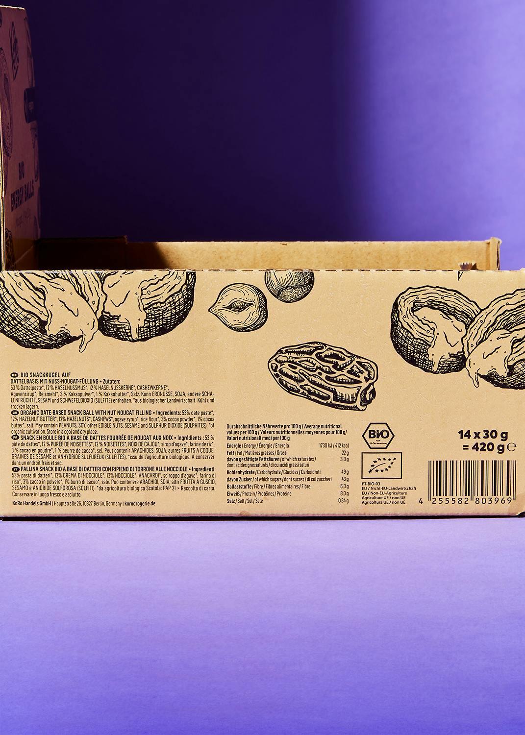 Energy Ball au nougat bio 14 x 30 g 4/7