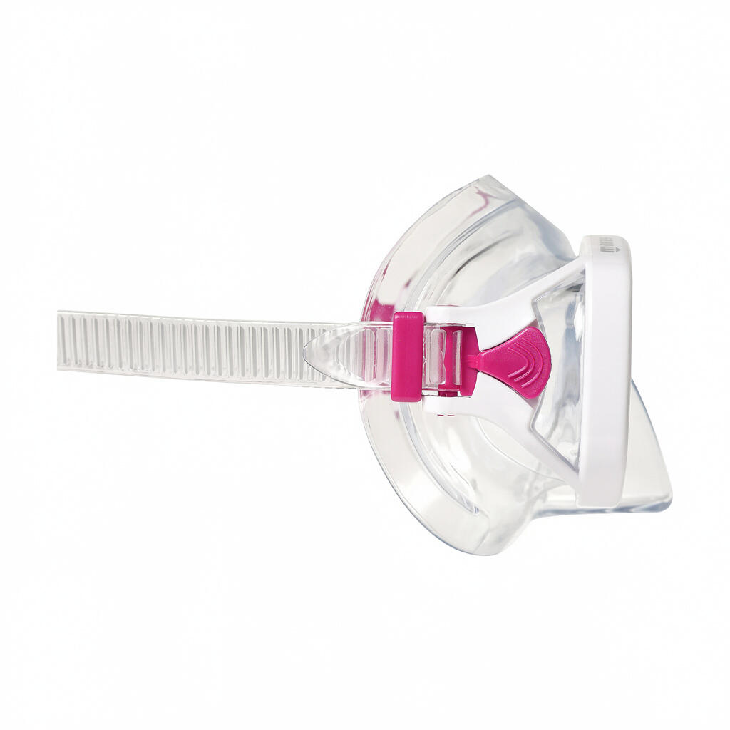 Combo Snorkeling Enfant 8-14 ans Tapu Jr Masque Double Verre Tuba Junior 4/5