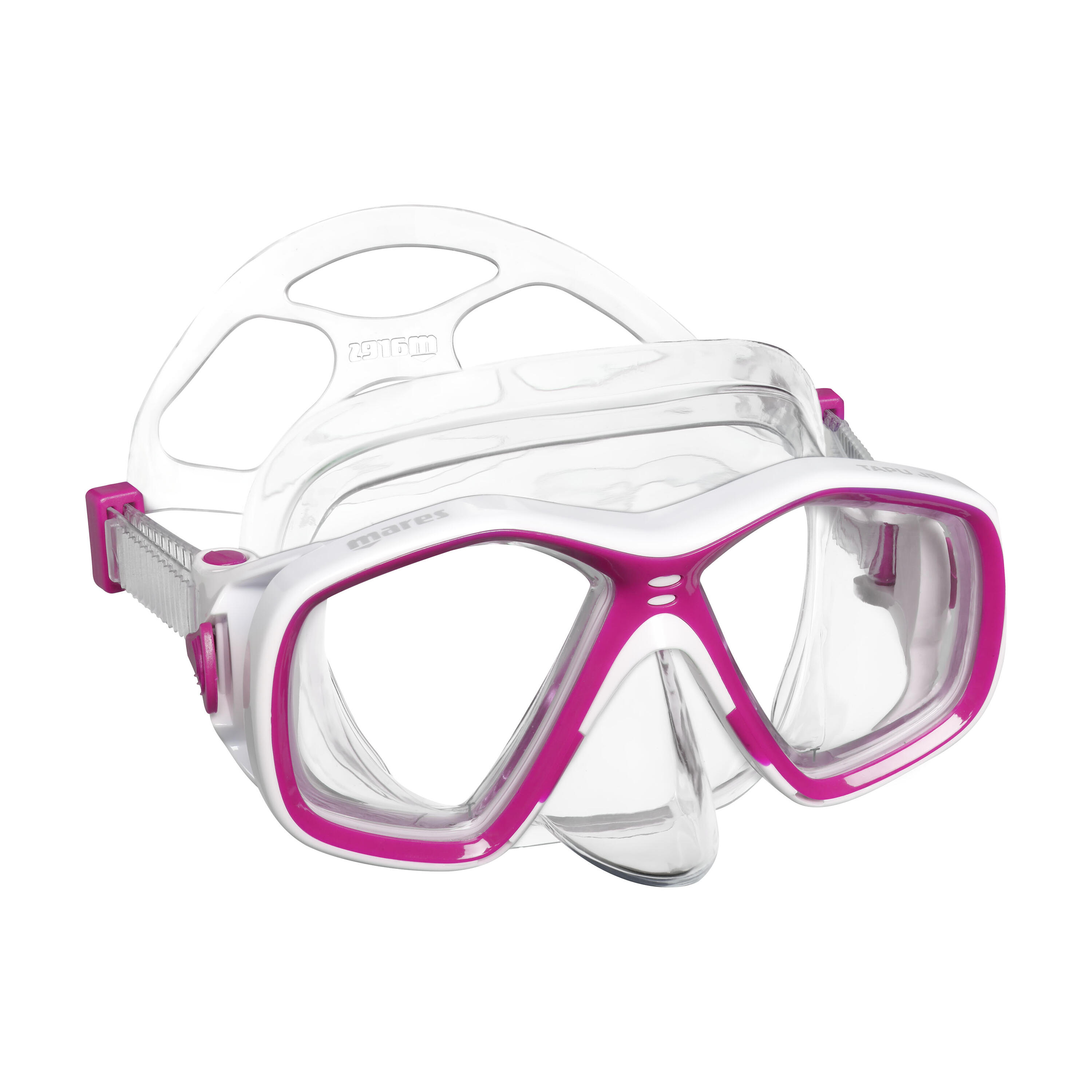 Combo Snorkeling Enfant 8-14 ans Tapu Jr Masque Double Verre Tuba Junior 2/5