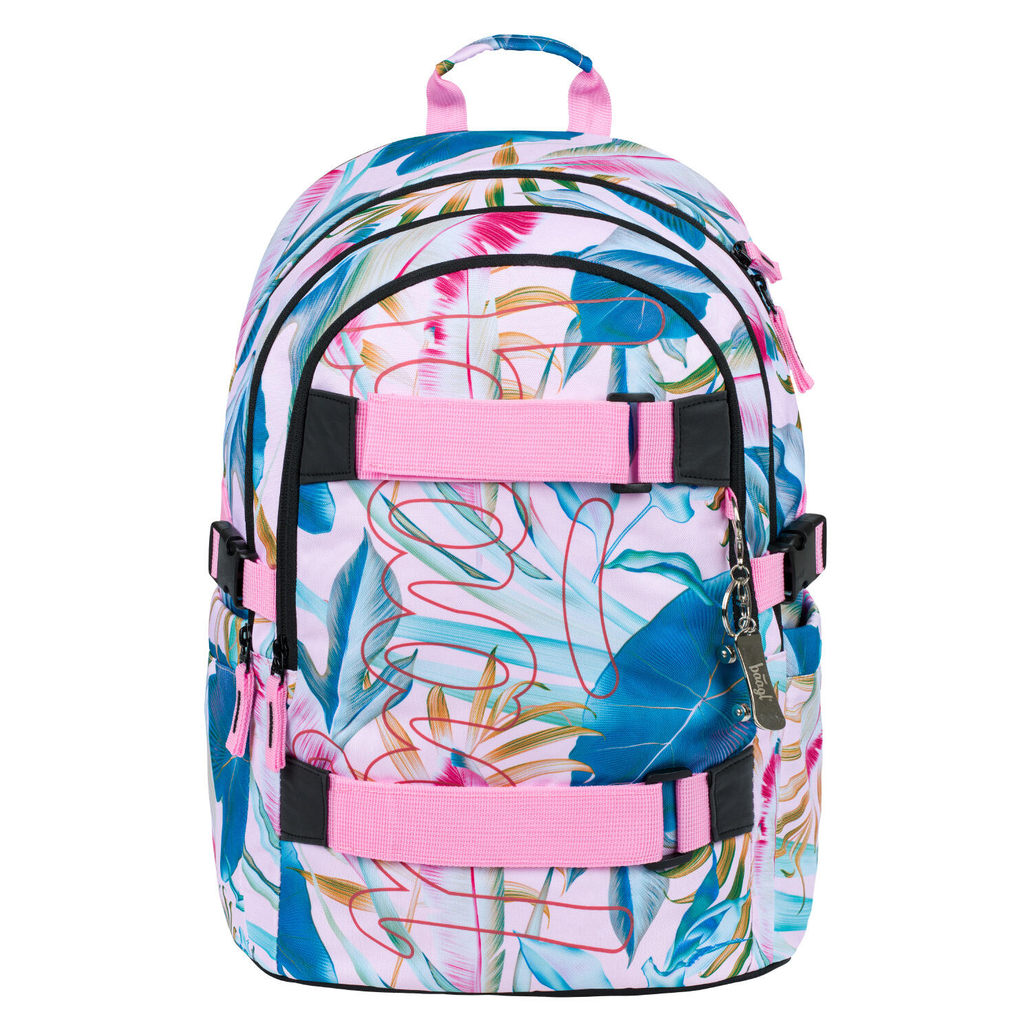 Skate Leafs Schulrucksack-Set 5tlg. inkl. Mäppchen & Laptophülle 2/7
