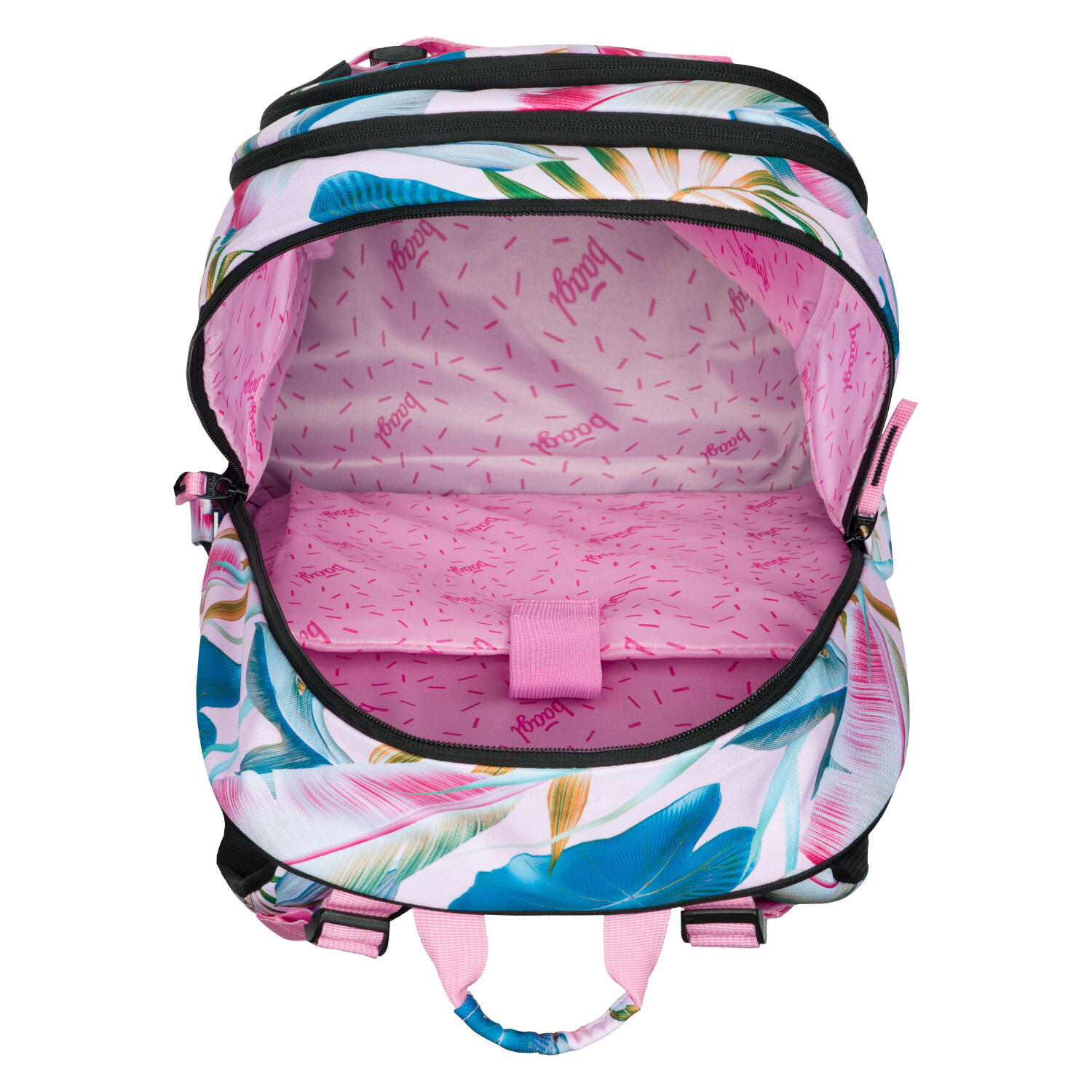 Skate Leafs Schulrucksack-Set 5tlg. inkl. Mäppchen & Laptophülle 5/7