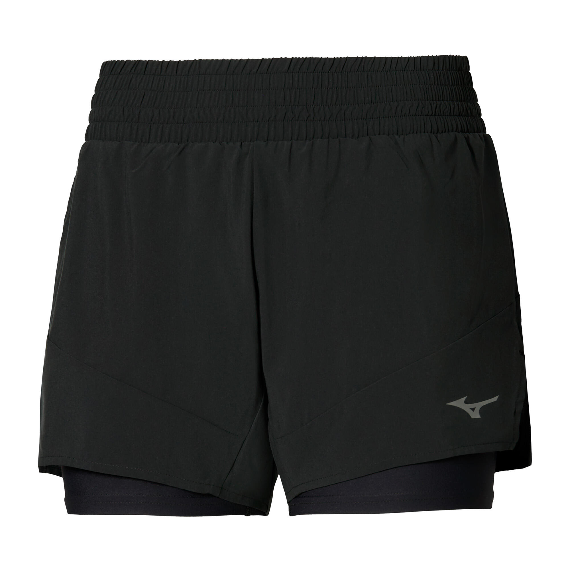 Spodenki do biegania damskie Mizuno Active 2in1 4.5 2/2