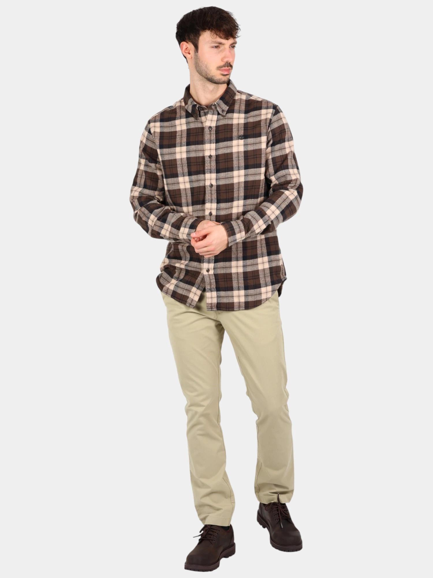 Hemd Herren Midweight Flannel Check Shirt 4/5