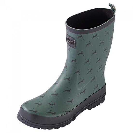 Almwalker Gummistiefel Hirschlein Damen (Oliv) Größe 40