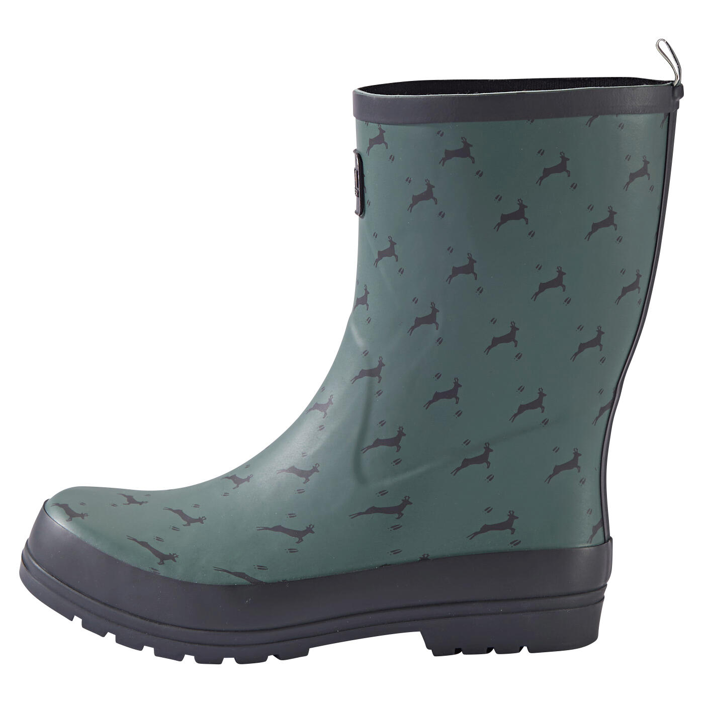 Almwalker Gummistiefel Hirschlein Damen (Oliv) Größe 39 4/5