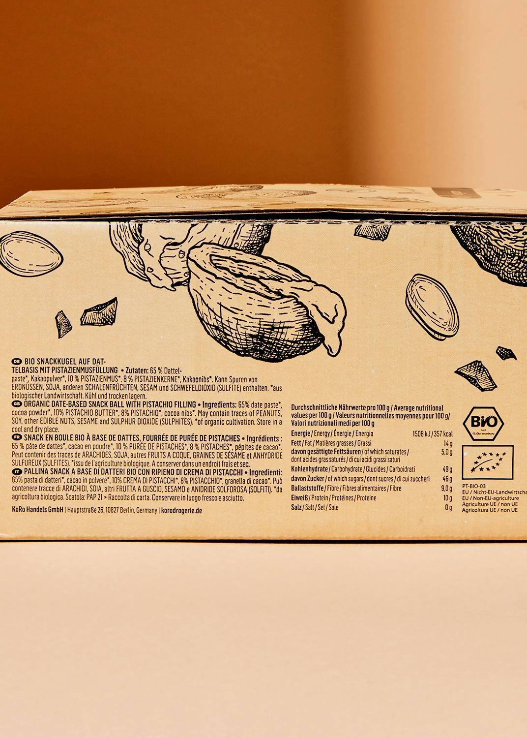 KoRo - Energy Balls bio à la pistache 15 x 30 g 4/7