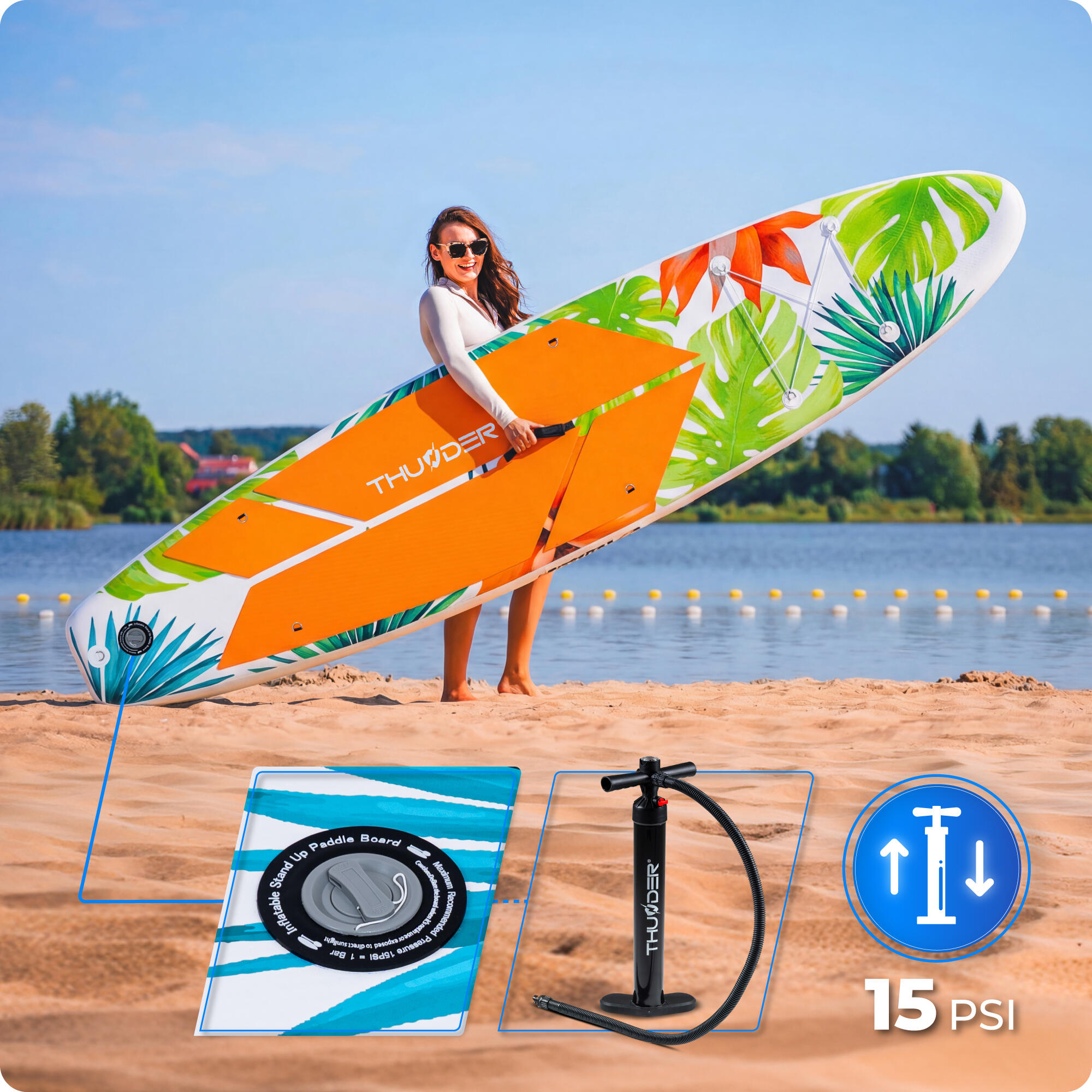 Planche SUP Thunder Sup TROPI-LIGHT 350 6/7