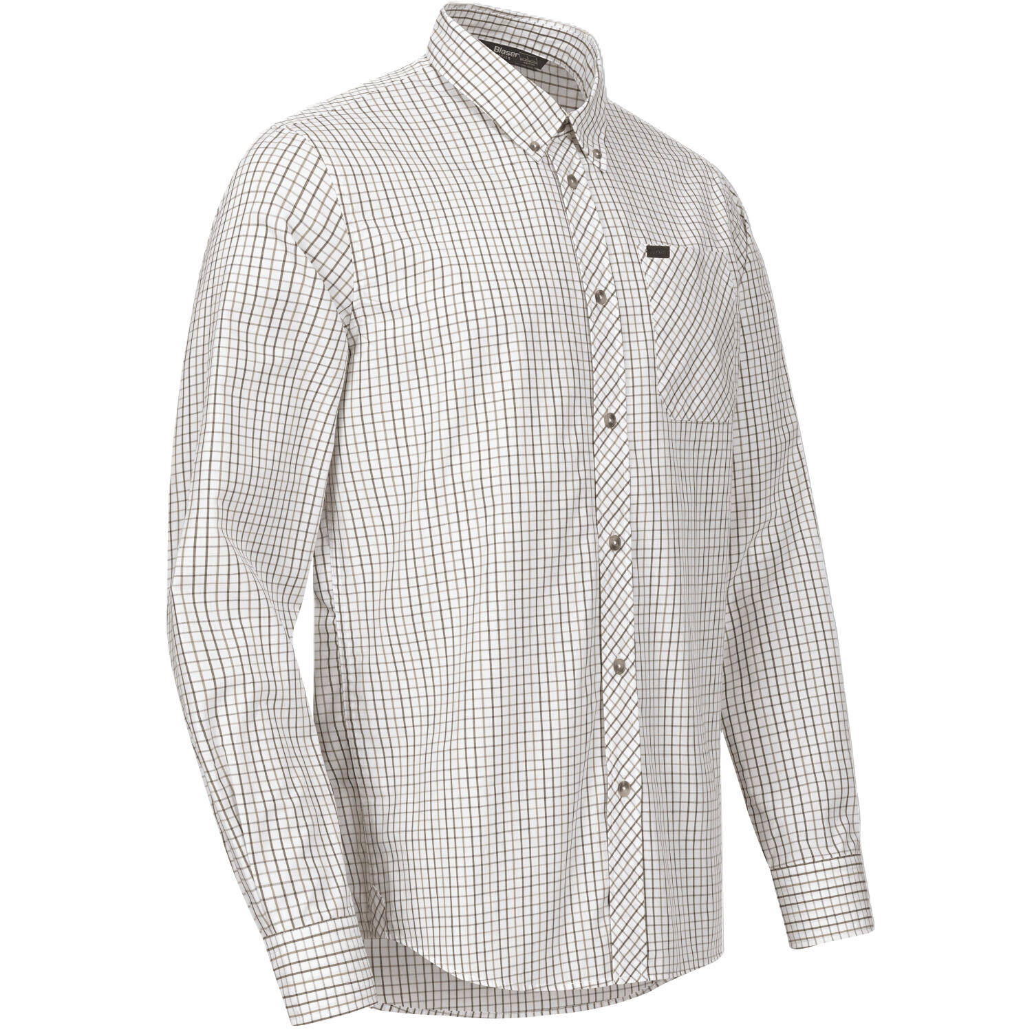 Blaser Hemd Juno Herren (Oliv/Beige) Größe S 2/4