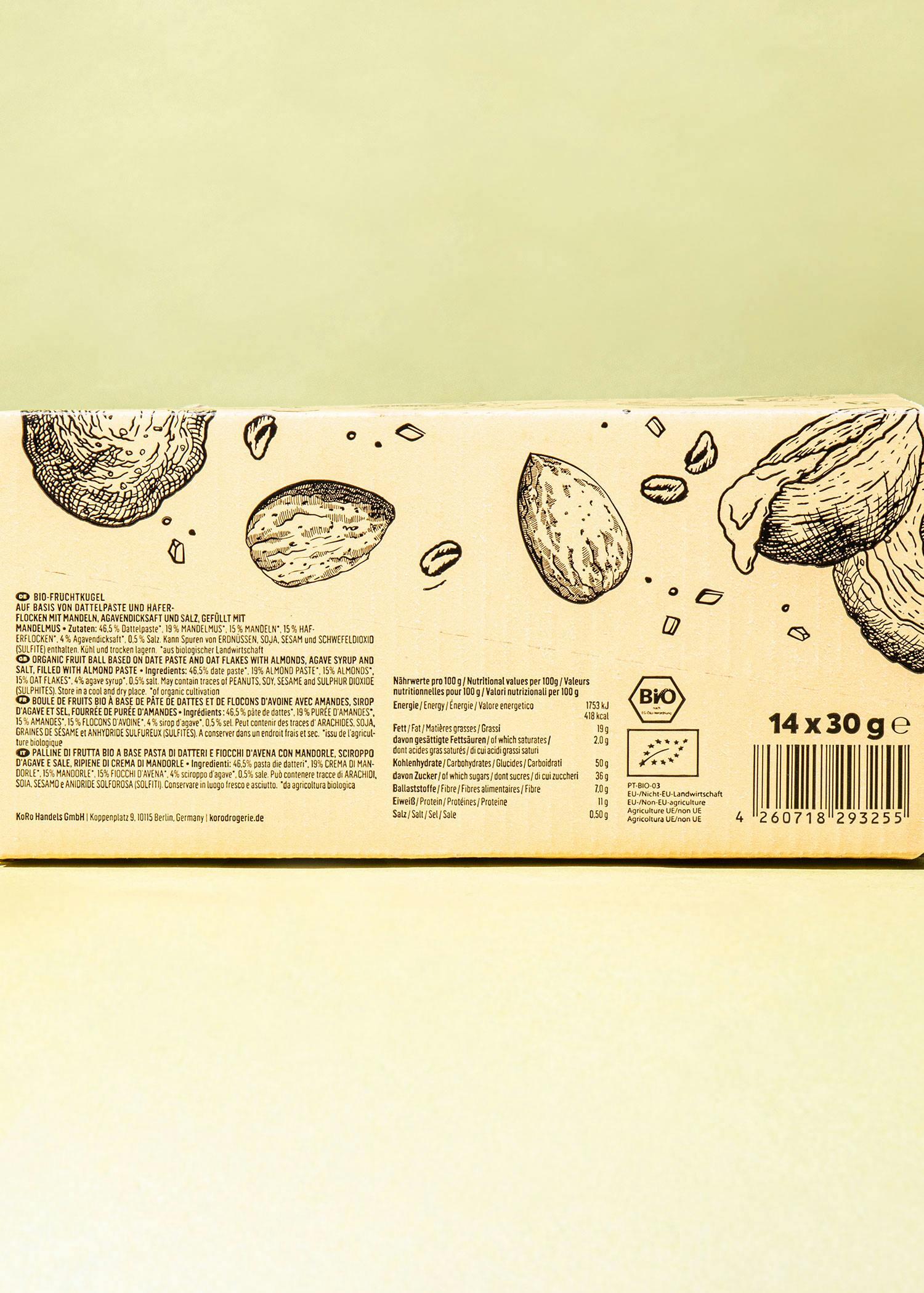 Energy Ball à l'amande salée bio 14 x 30 g 4/7
