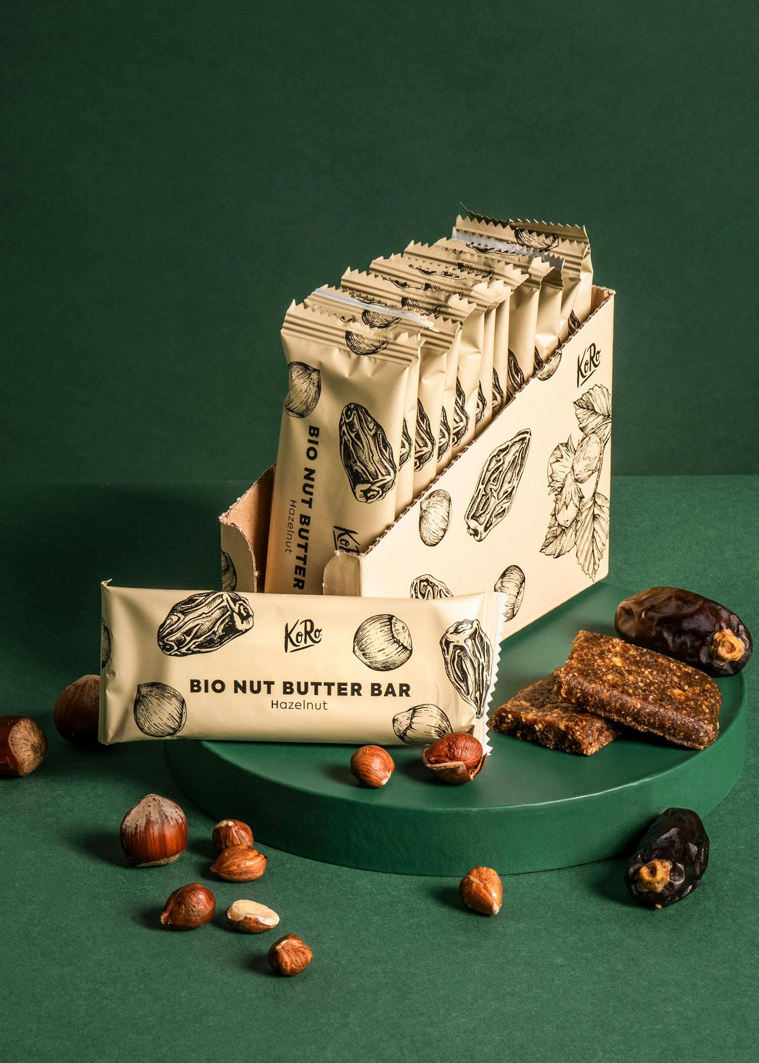 Barre à la purée de noisettes bio 12 x 30 g 2/7
