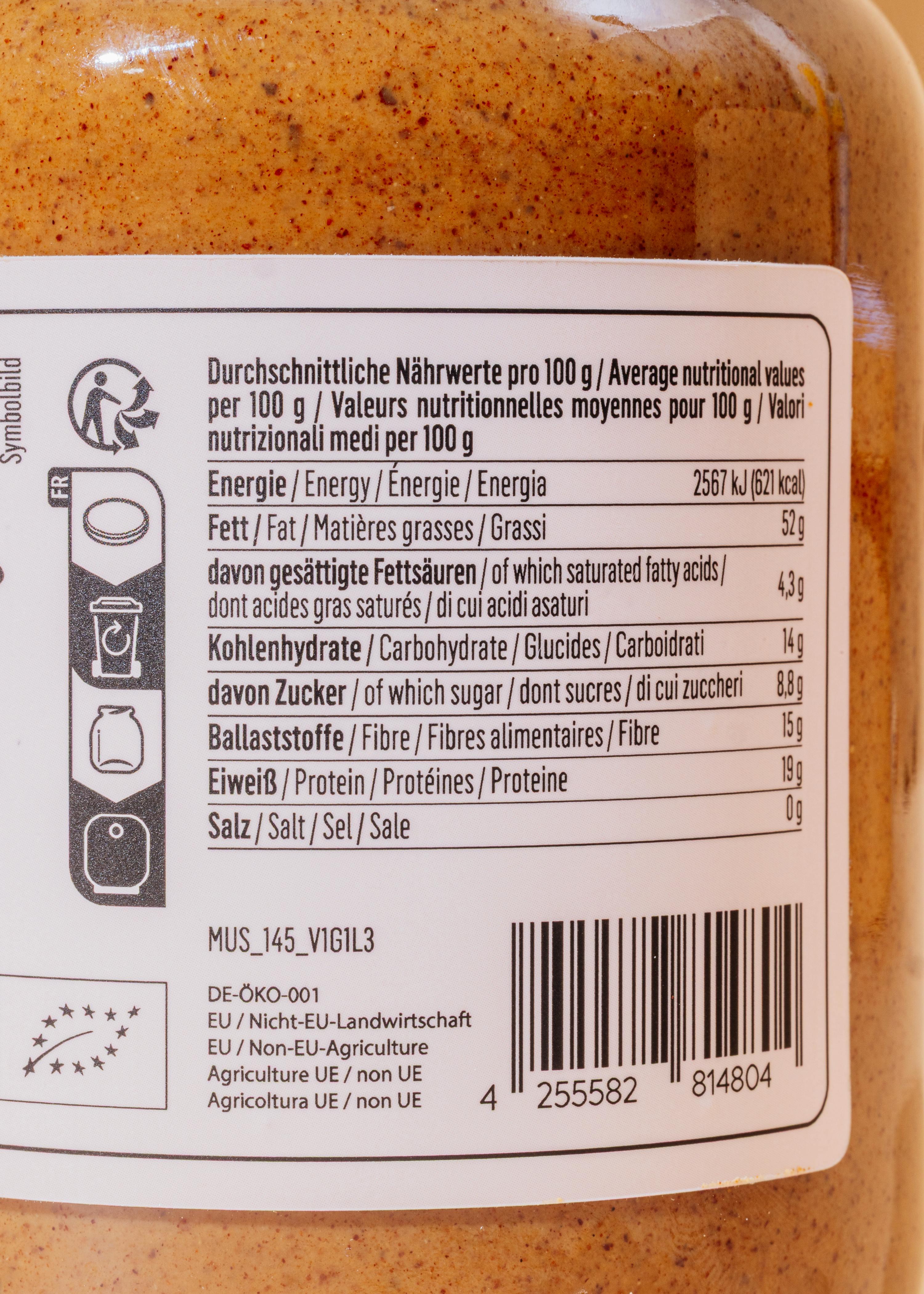 Purée d’amandes cannelle-vanille 6 x 500 g 6/7