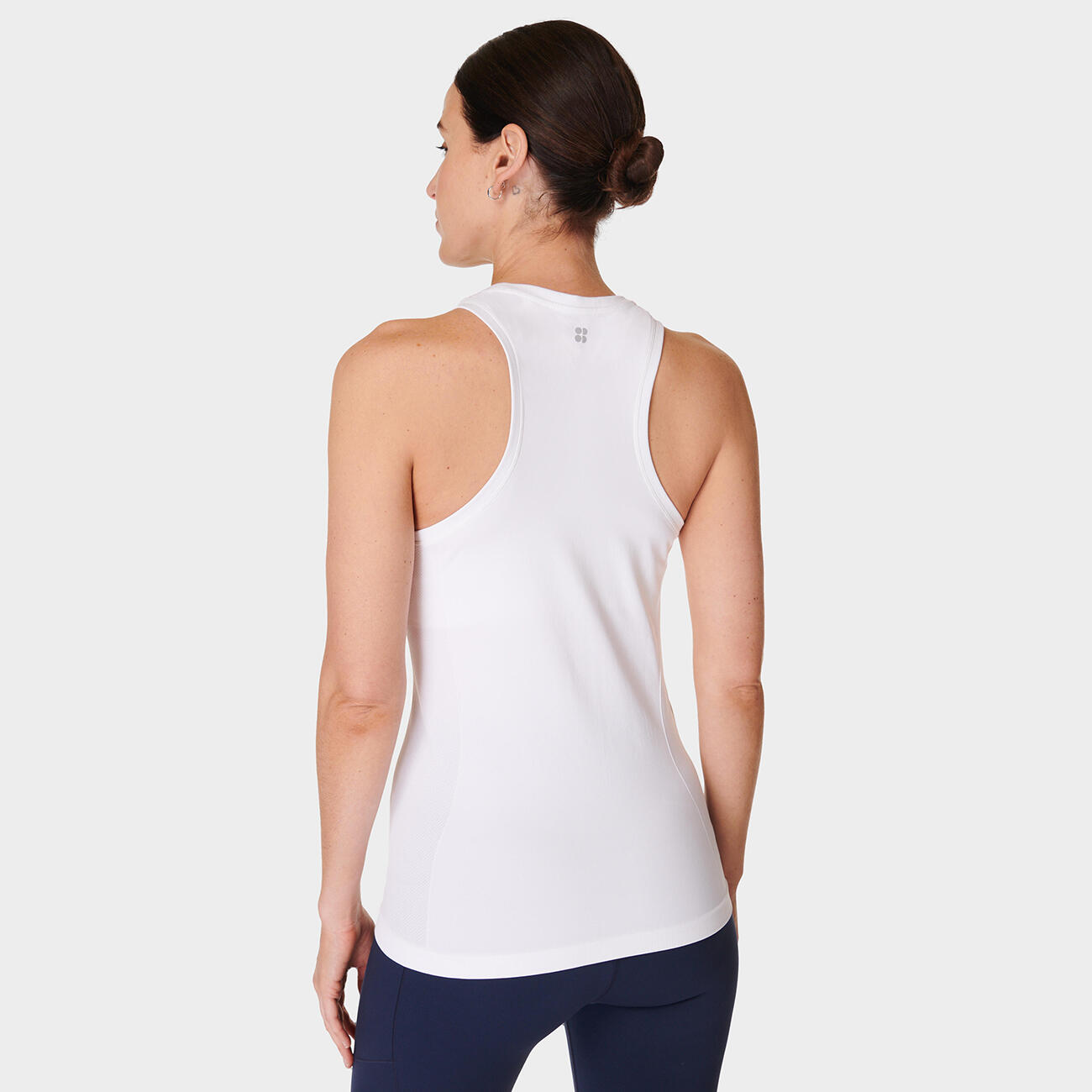 Sweaty Betty Athlete Seamless Workout Tank Top T-shirt WIT XL 2/7