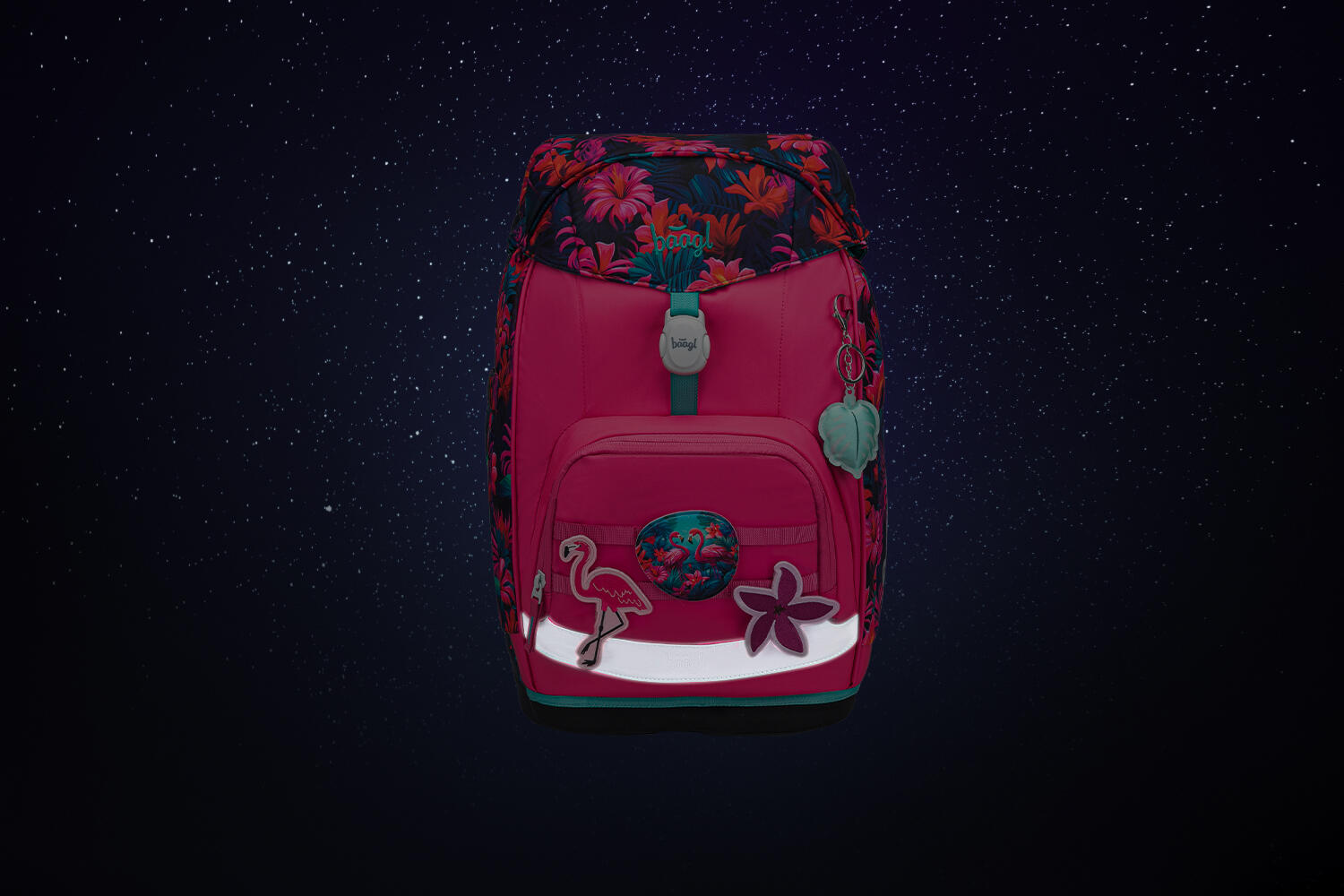 Airy Plus Flamingos Schulrucksack-Set 5tlg. inkl. Mäppchen & Zubehör 6/7