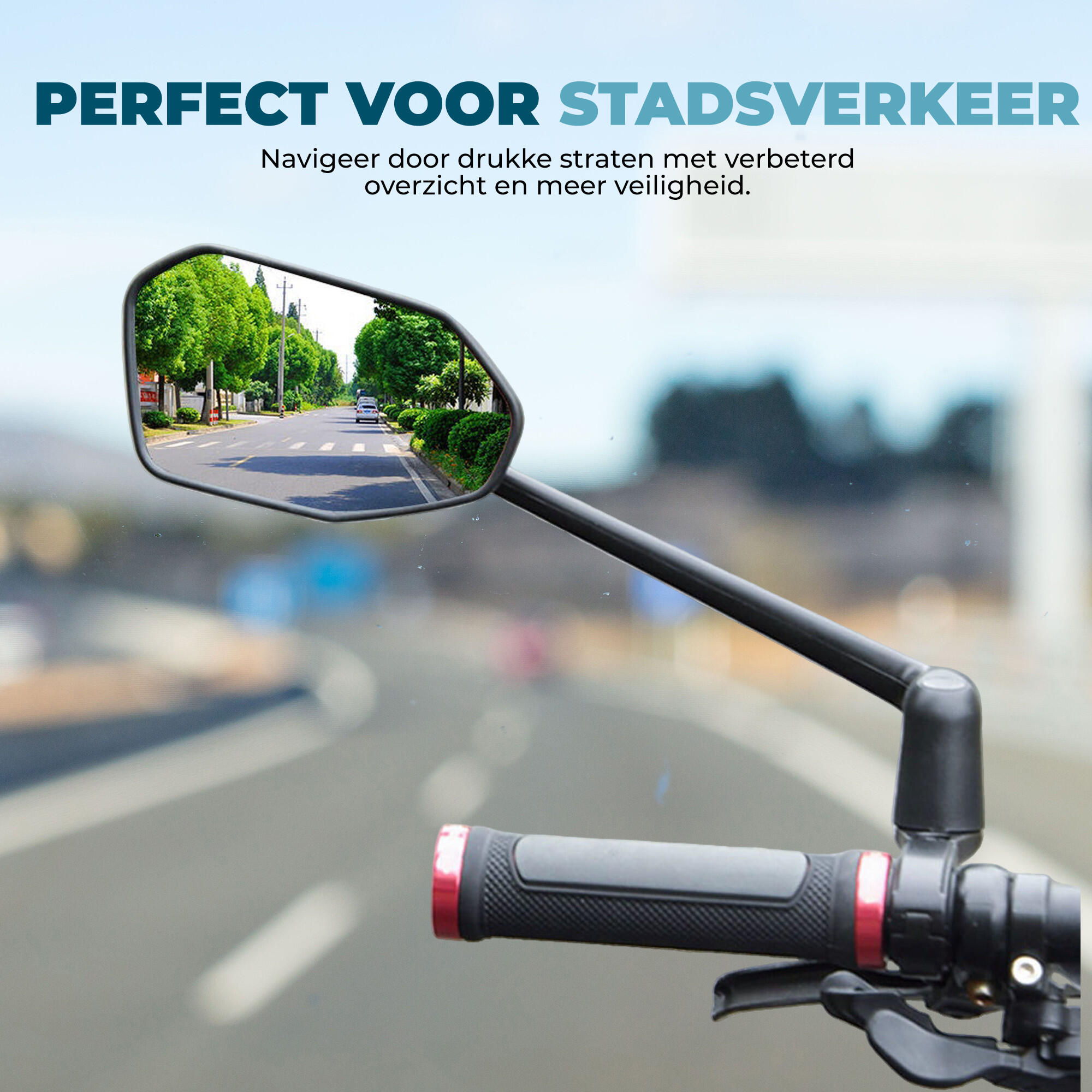Fietsspiegel verstelbare arm RM-15 2/6