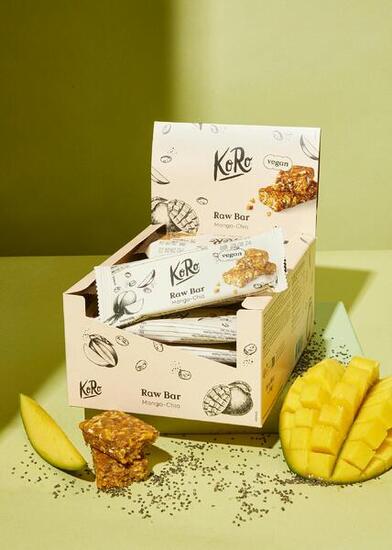 Barre de céréales crue mangue chia vegan 20 x 50 g