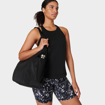 SWEATY BETTY Breathe Easy Run Tank Top LICHTBLAUW L