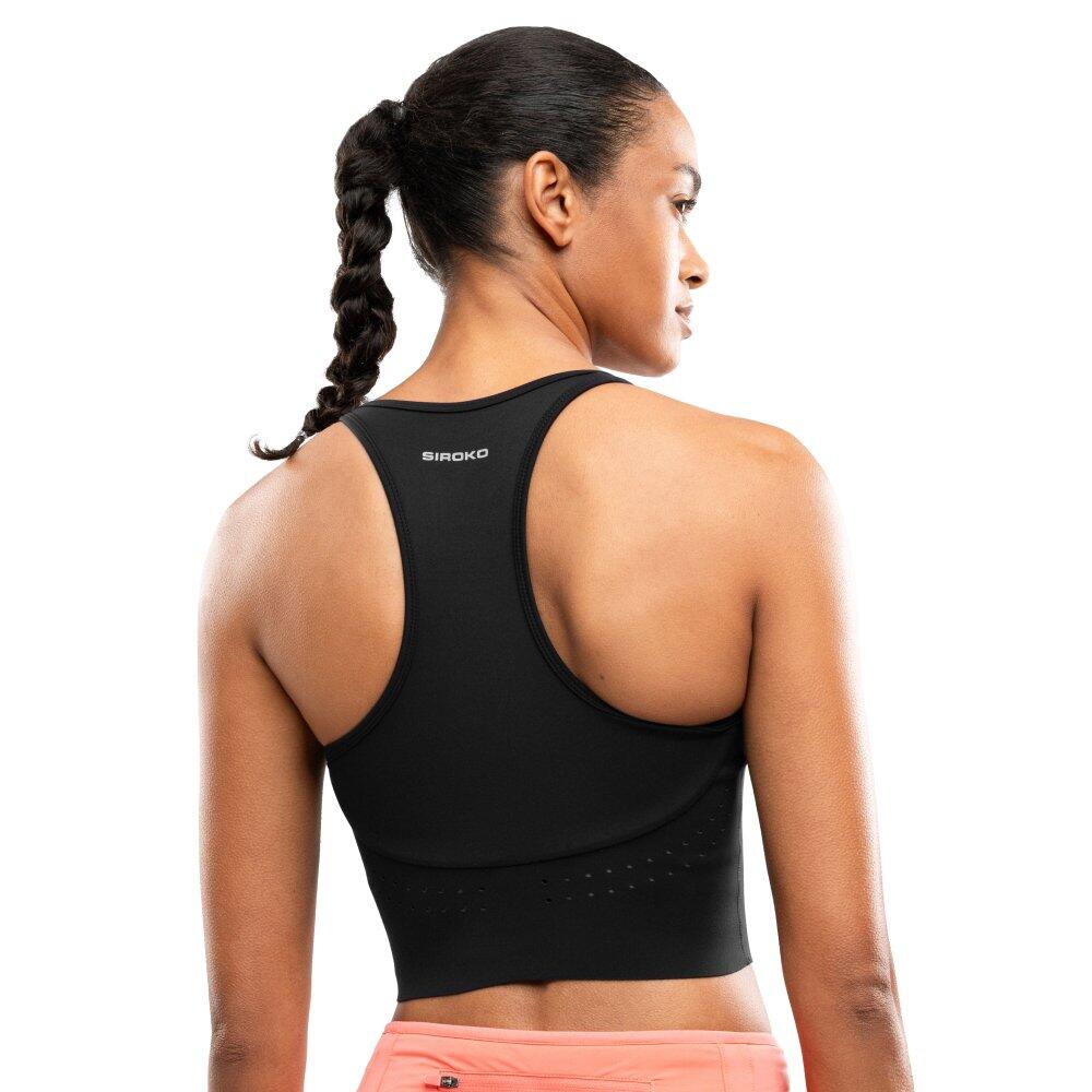 Damen Fitness lauf-tanktop Namib Black Schwarz 2/6