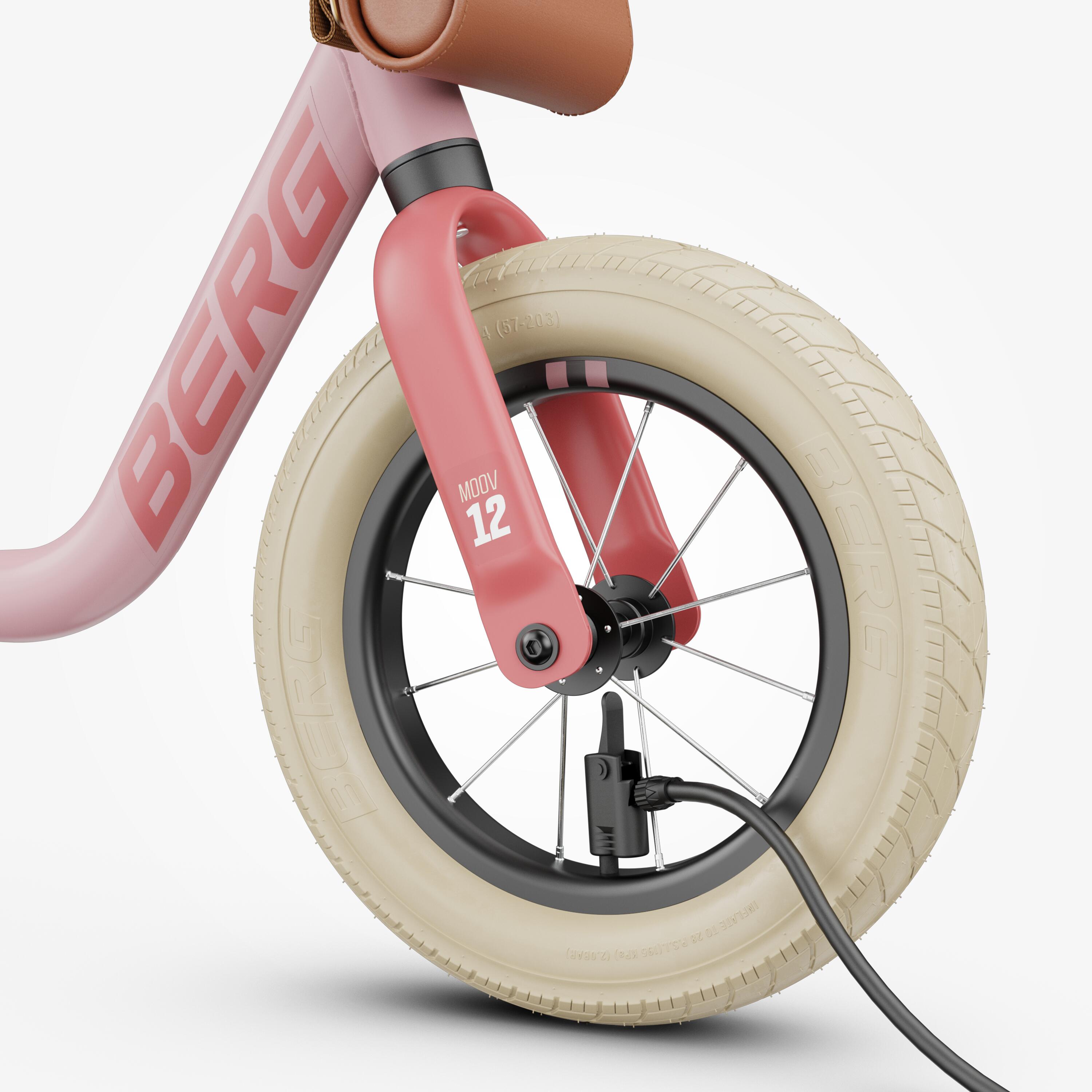 Loopfiets voor Kinderen, 2,5+ Jaar, 12 Inch, MOOV 12 Retro Roze 4/7