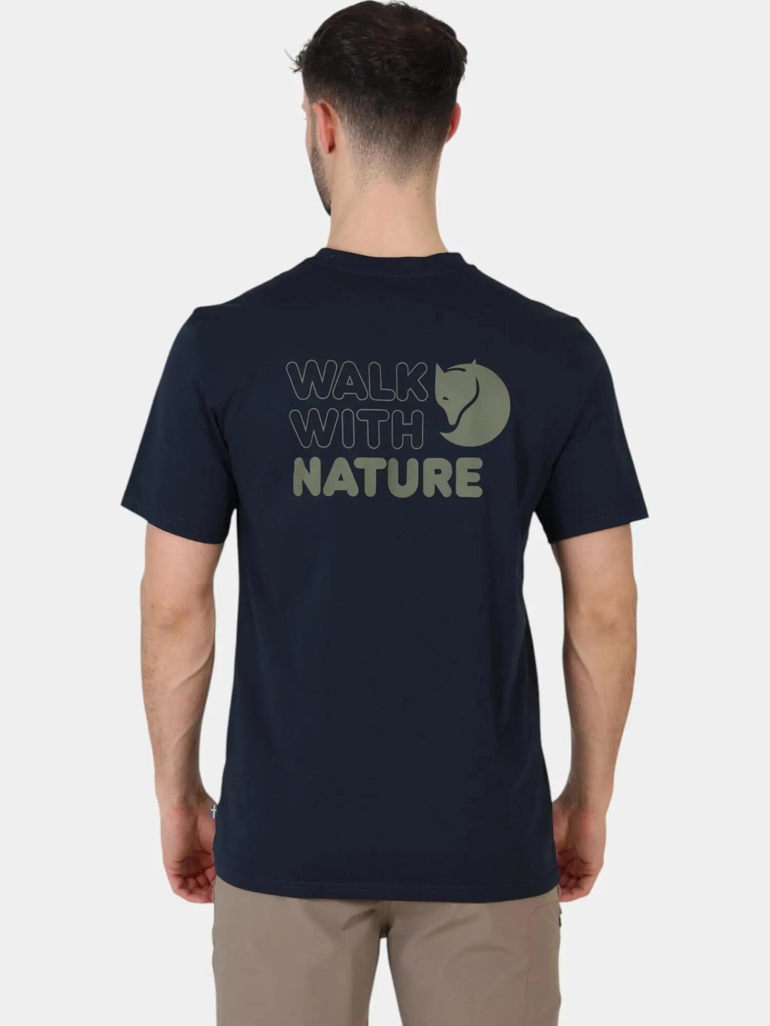 Férfi rövid ujjú póló Walk With Nature T-shirt M 3/6