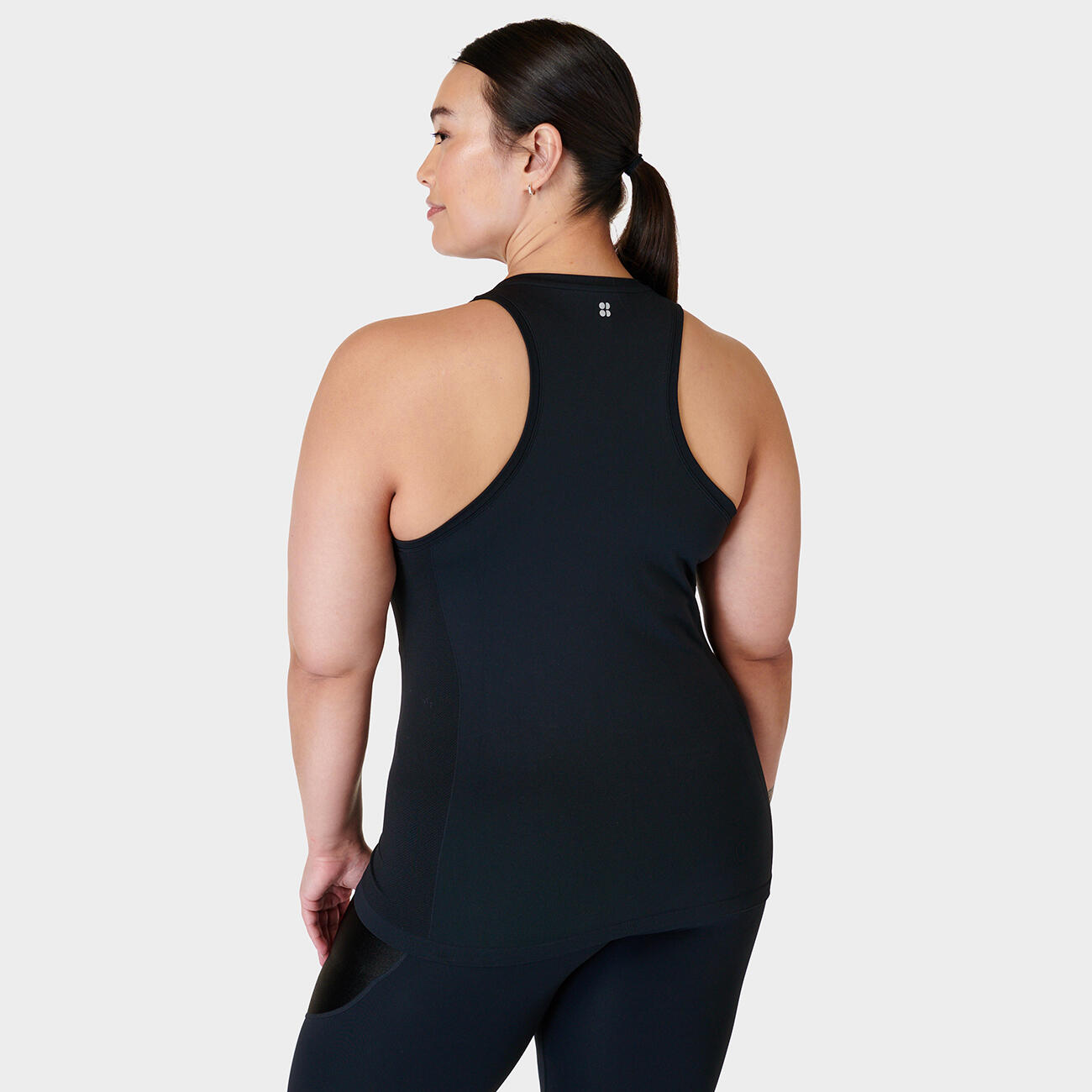 SWEATY BETTY Athlete Seamless Workout Tank Top  ZWART XS 3/6