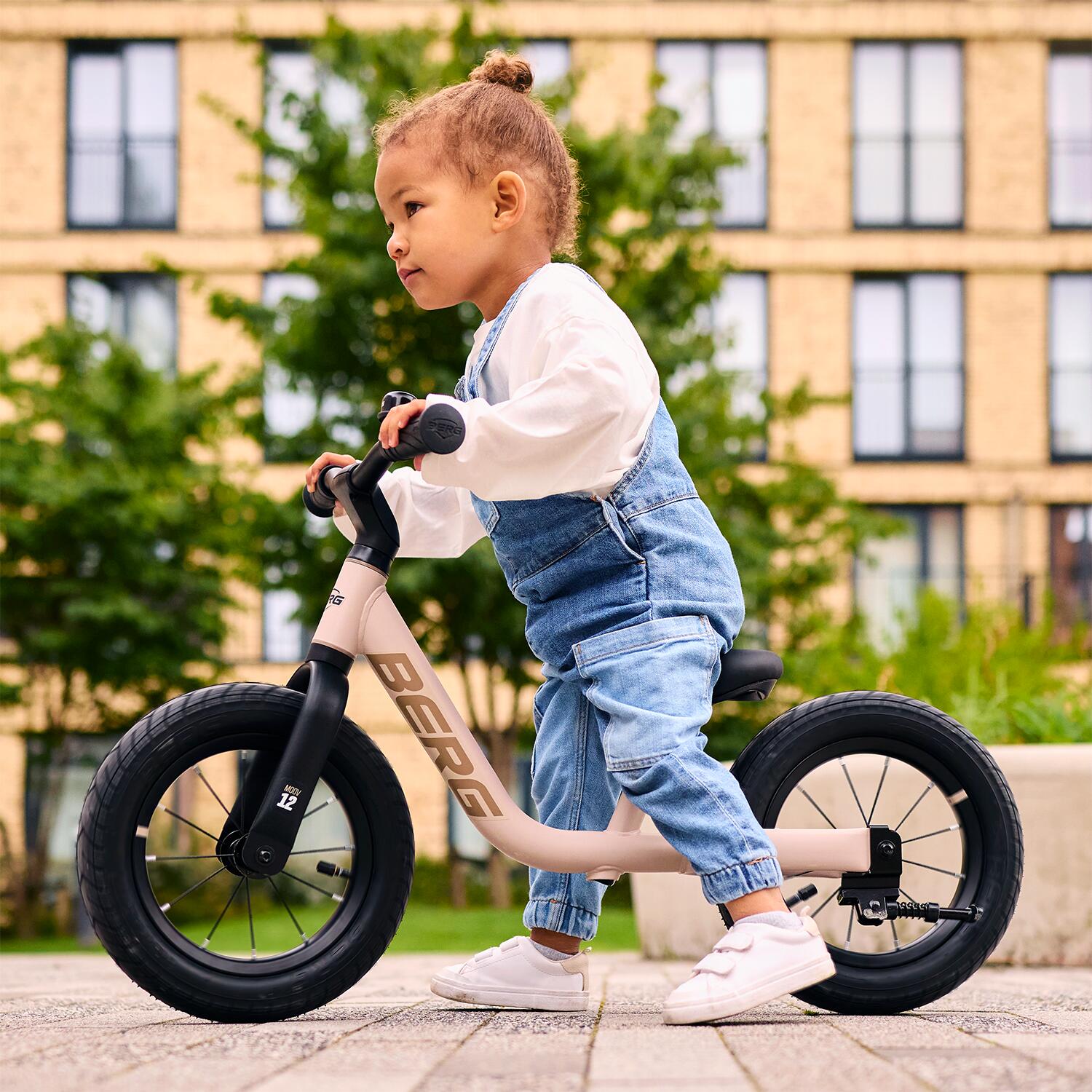 Bici senza Pedali per Bambini, 2,5+ Anni, MOOV 12 Beige Sabbia 3/7