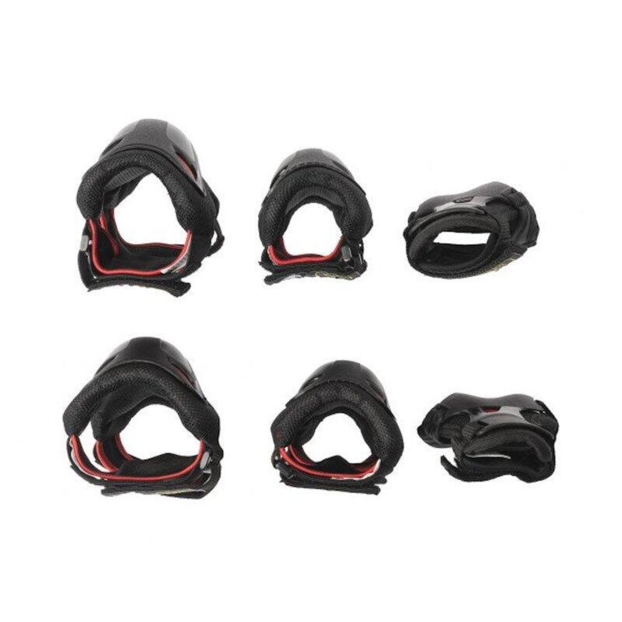 Skate Gear Jnr 3 Pack - Black/Red 2/5