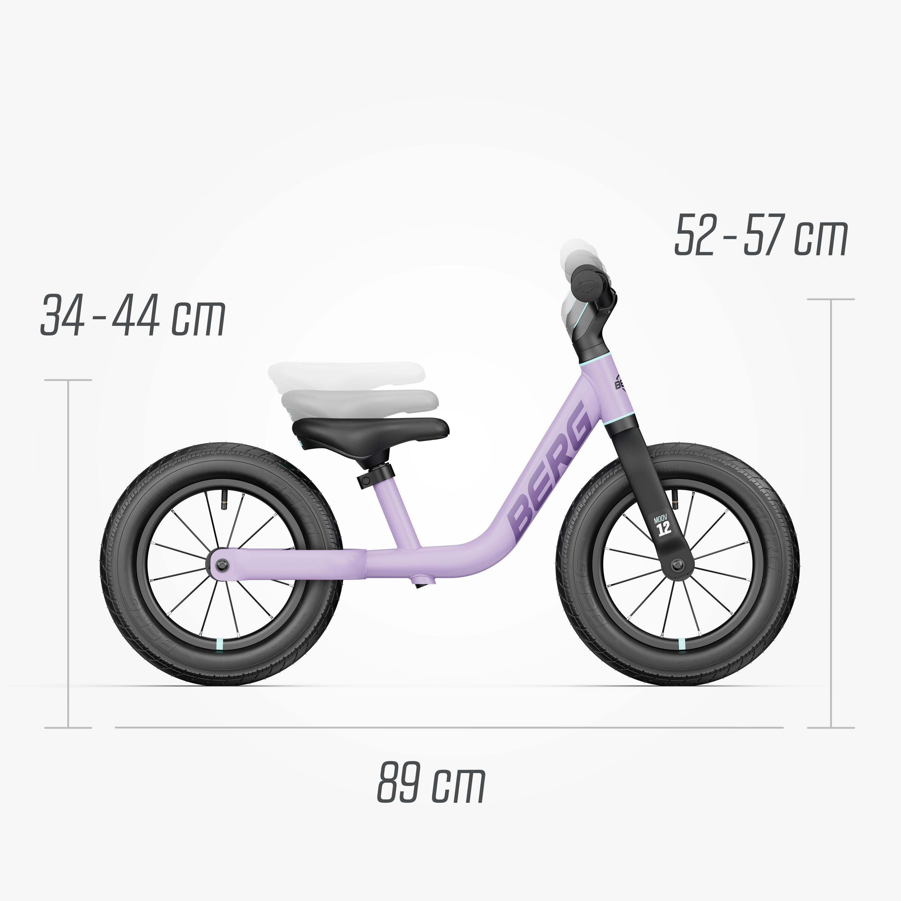 Bici senza Pedali per Bambini, 2,5+ Anni, MOOV 12 Lavanda 2/7