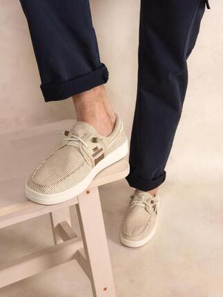 Chaussures bateau Homme GEOBOAT Châtaigne
