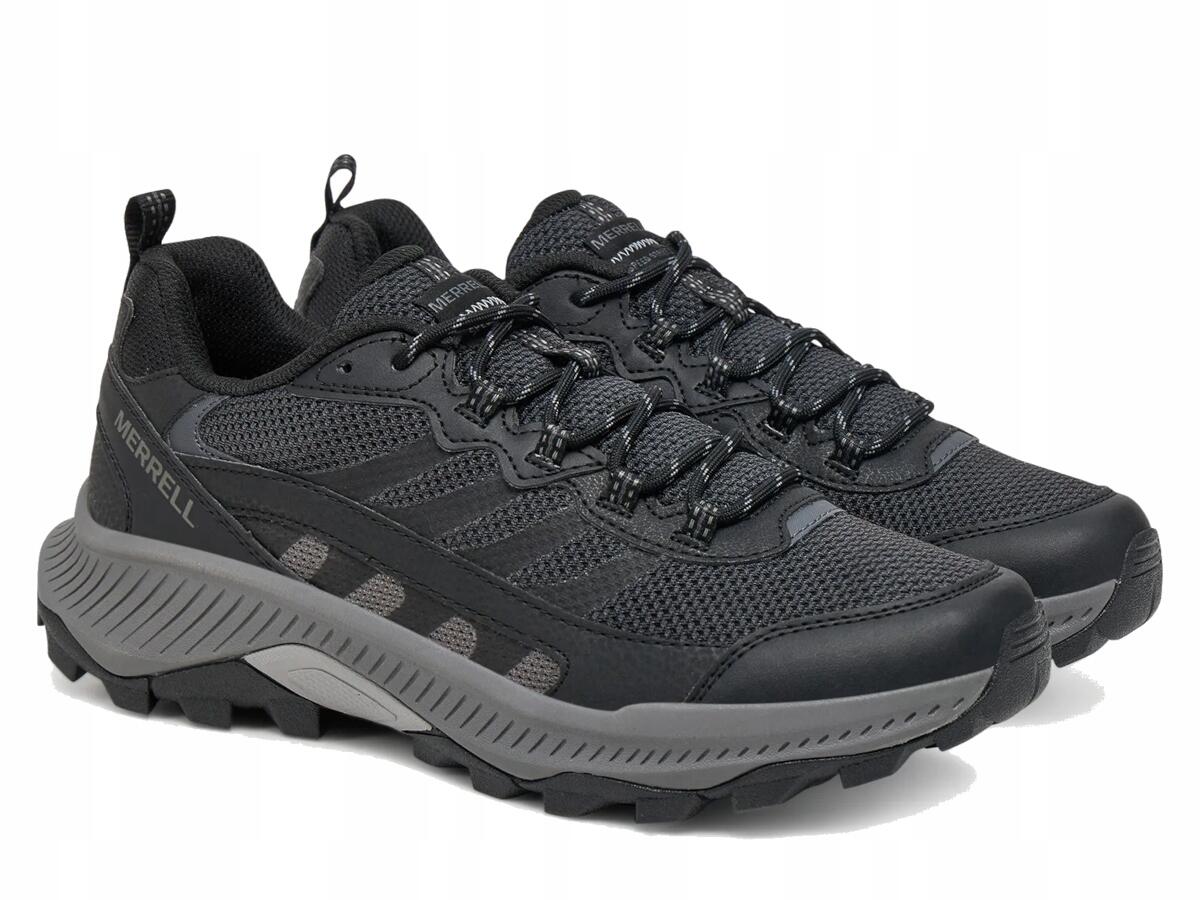 Buty Męskie Merrell Speed Trekkingi Czarne Sportowe W Góry 4/7