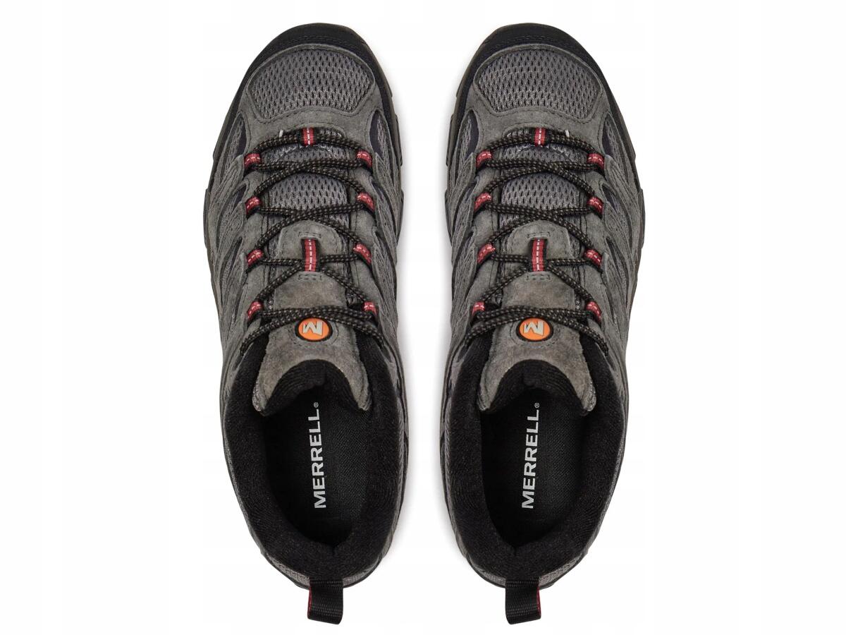 Buty Męskie Merrell Moab Trekkingi Skórzane Vibram Sportowe 6/7