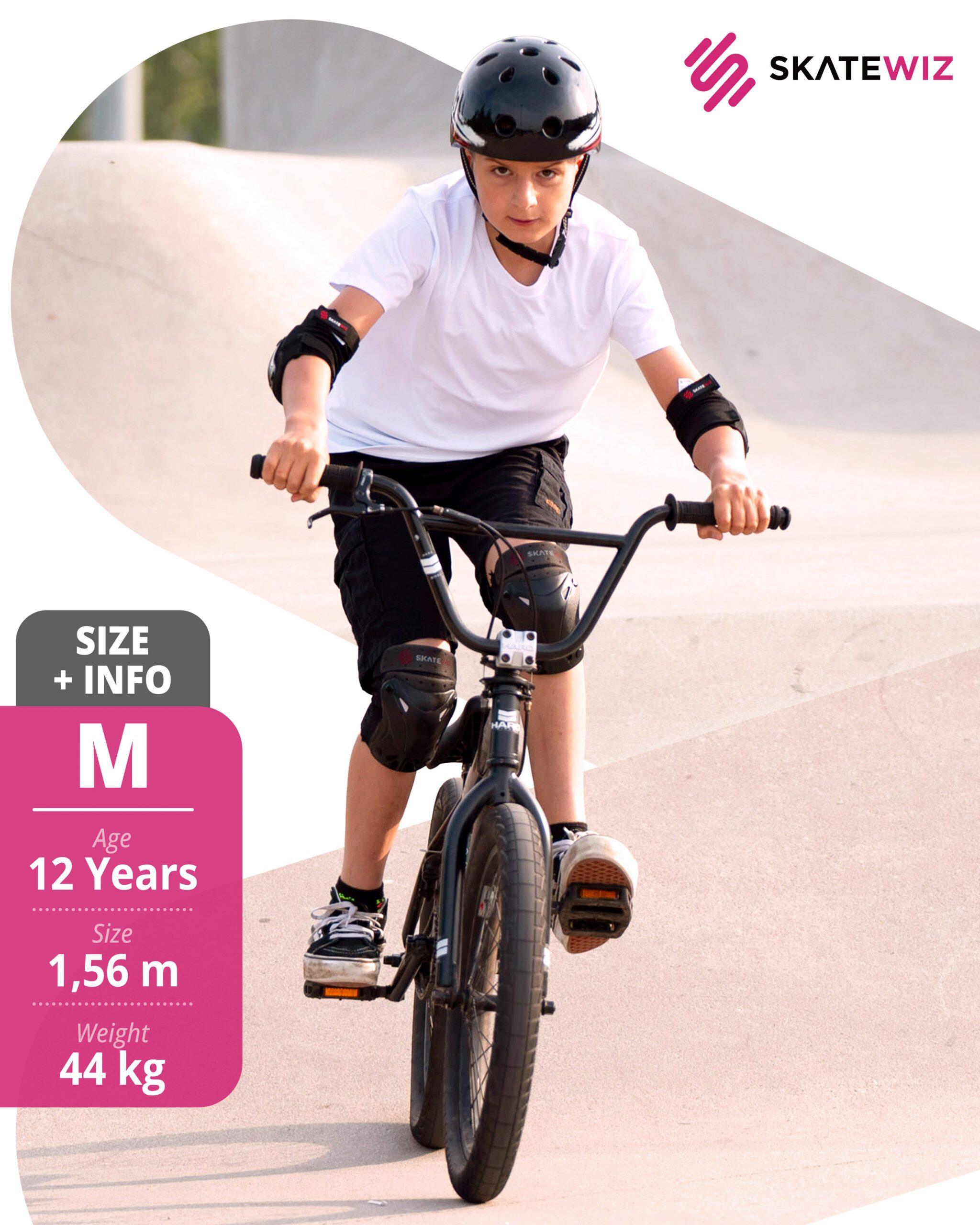 Protektoren-Set 3-er Kinder und Erwachsene Inline Skating Skateboard Schoner 7/8