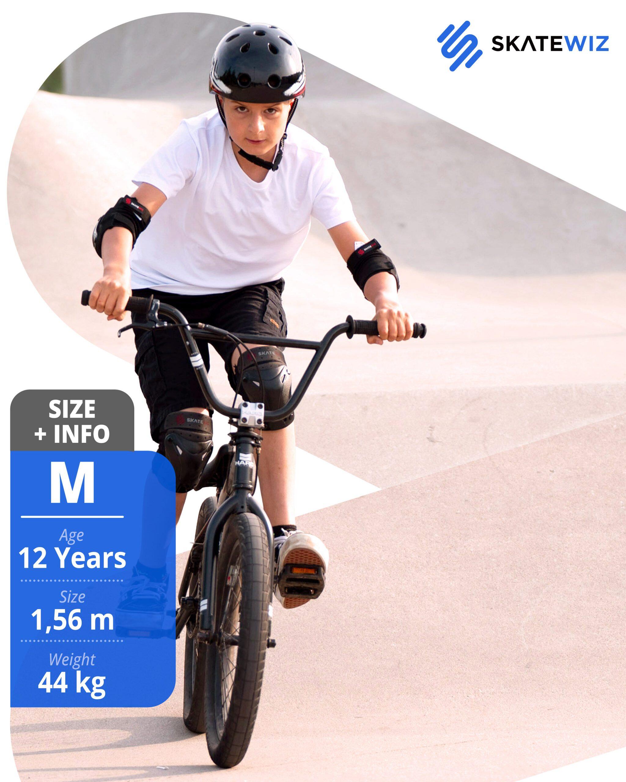 Protektoren-Set 3-er Kinder und Erwachsene Inline Skating Skateboard Schoner 7/8